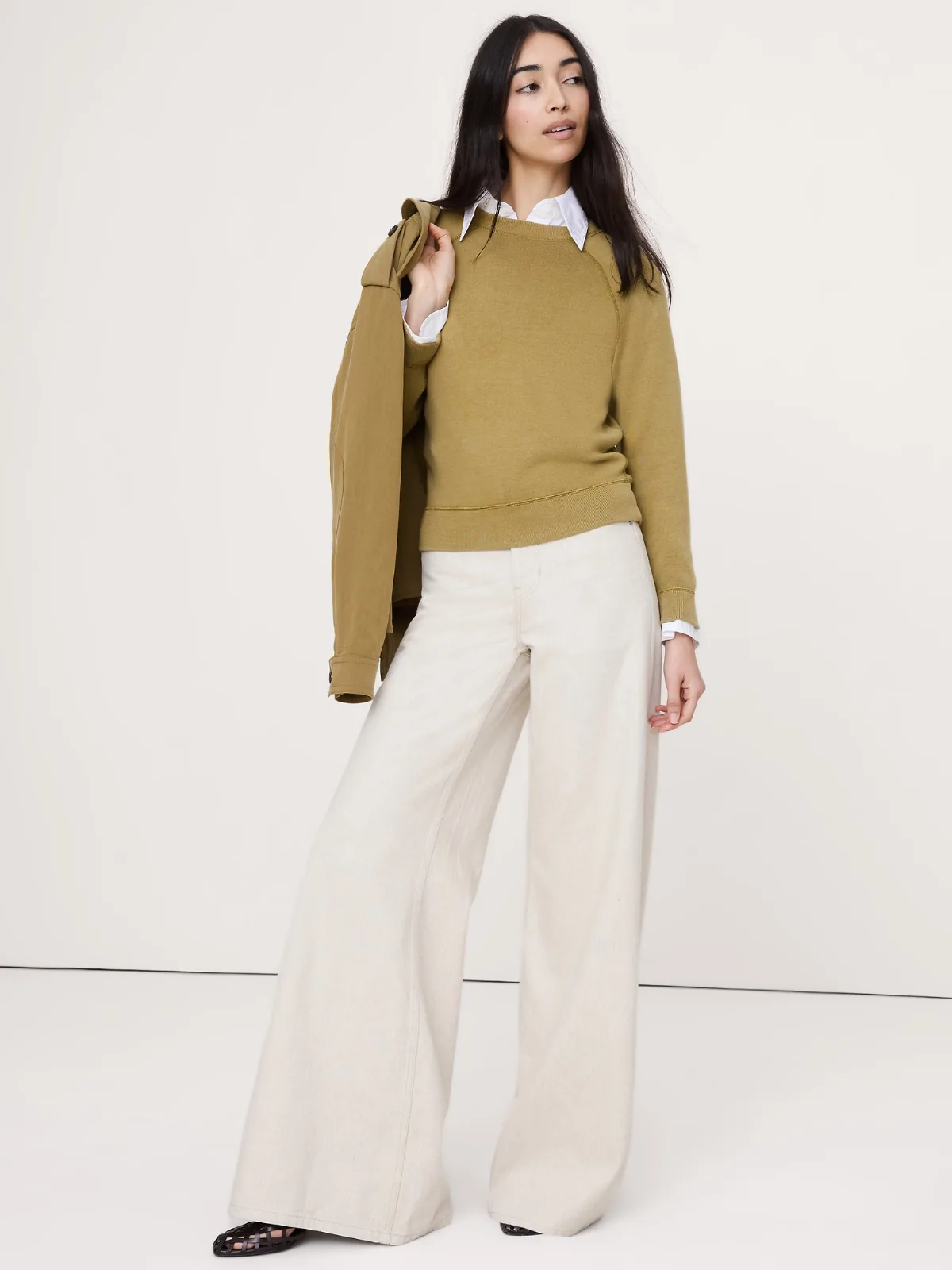 Garment Dye Sweatshirt by Banana Republic