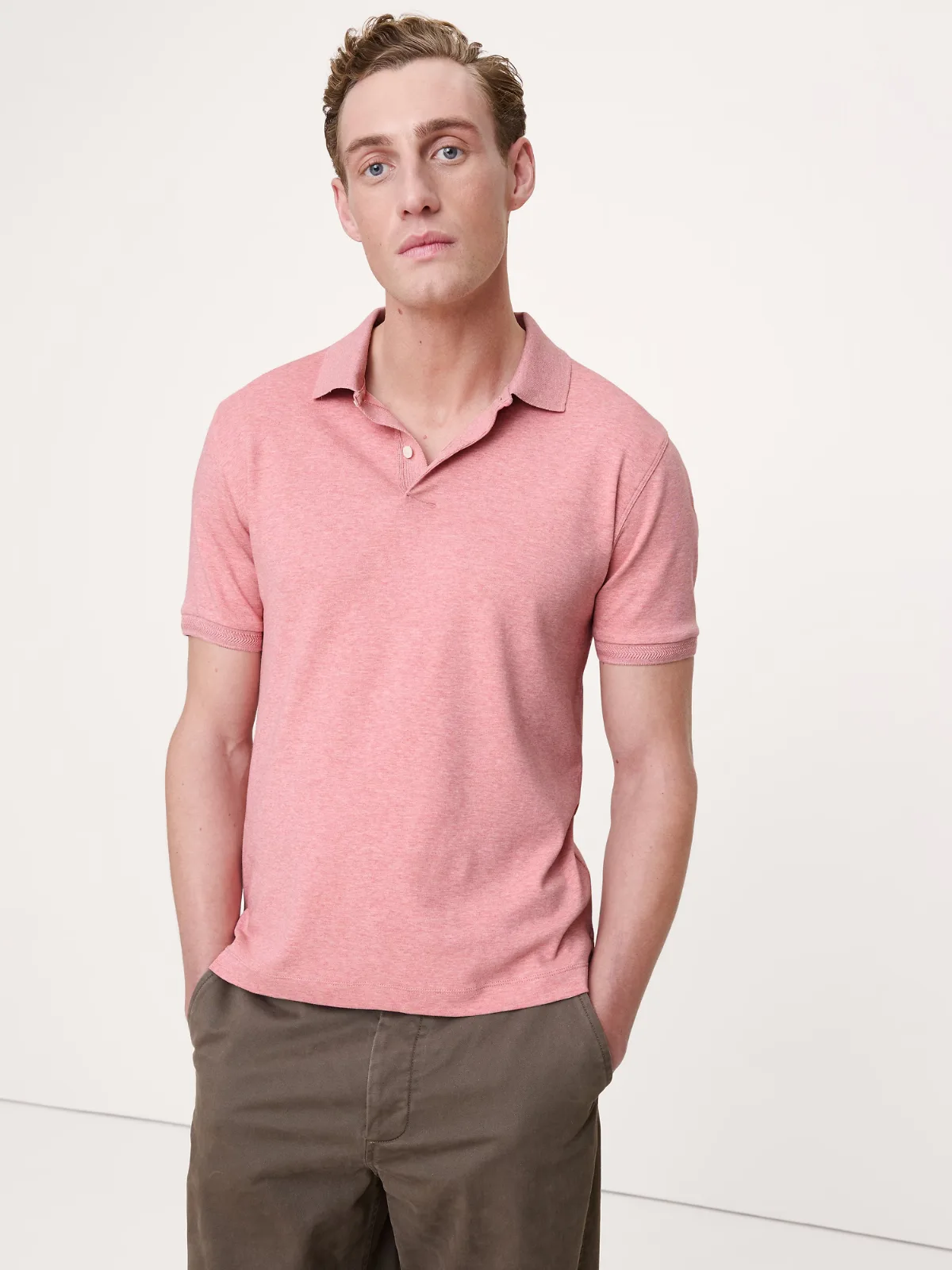 Luxury-Touch Polo Shirt by Banana Republic