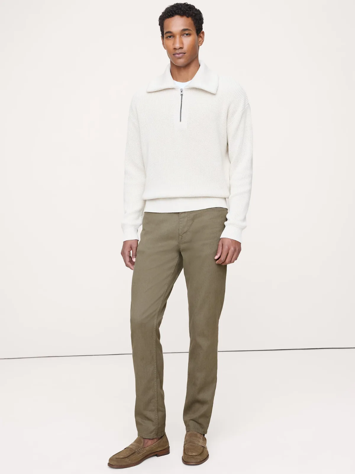 Slim Linen-Cotton Traveler Pant by Banana Republic