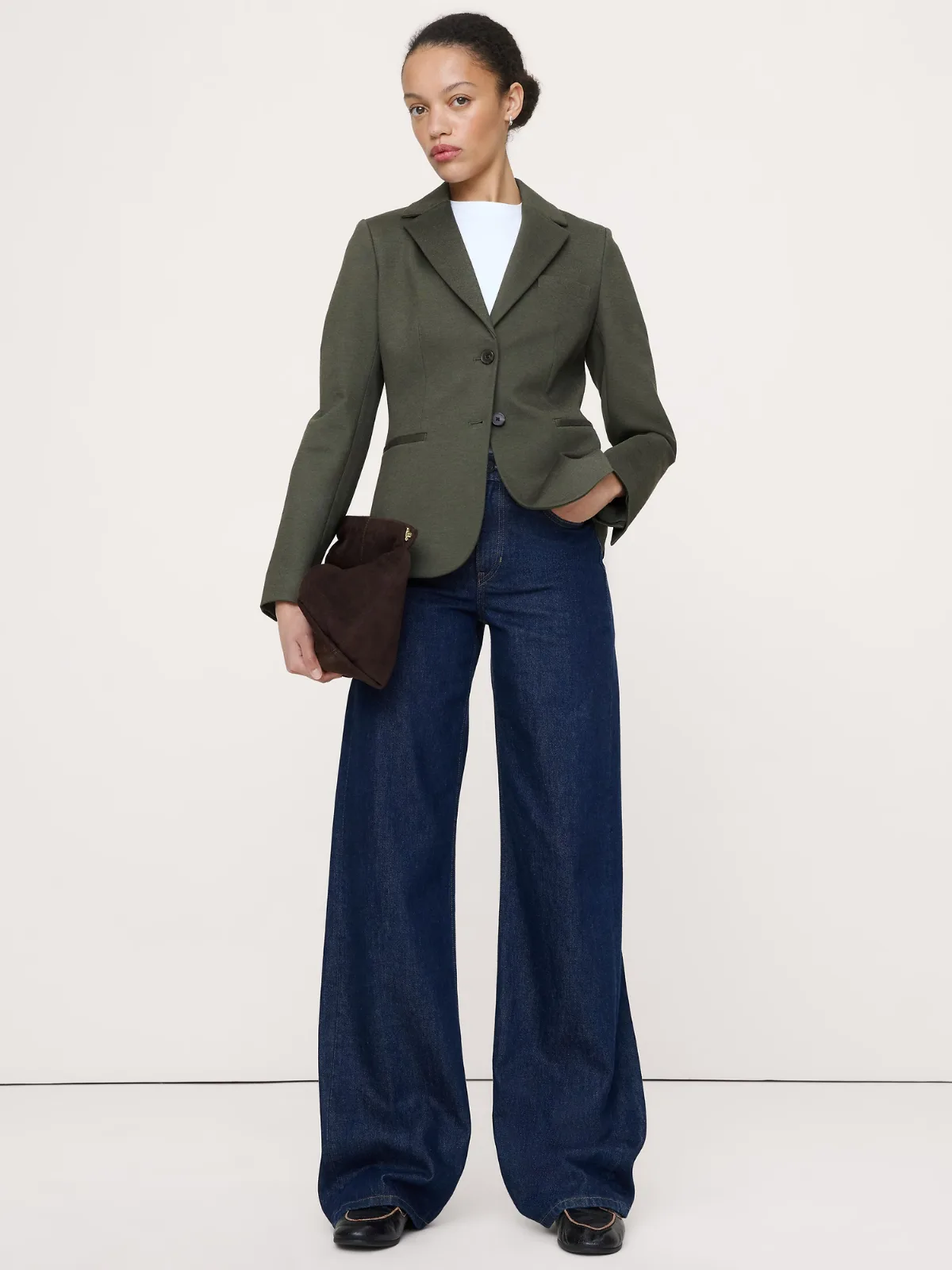 Slim Everywhere Ponte Blazer by Banana Republic