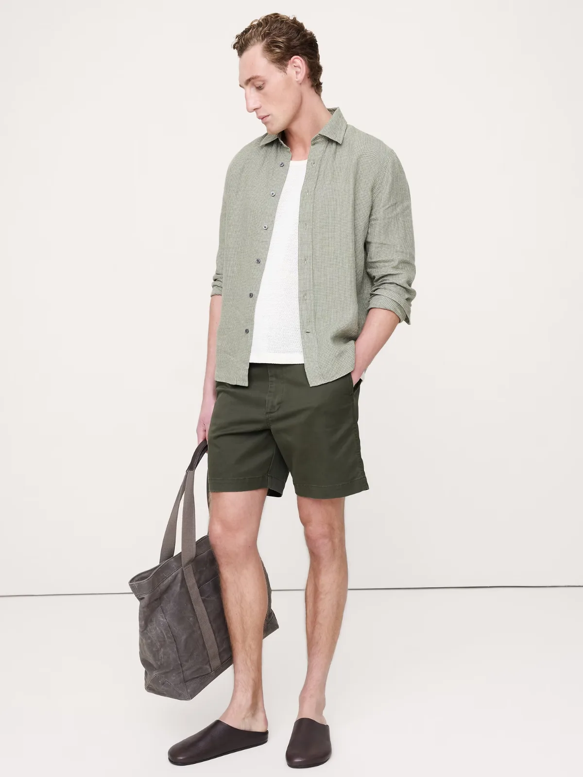 7" Lived-In Chino Pant Short by Banana Republic