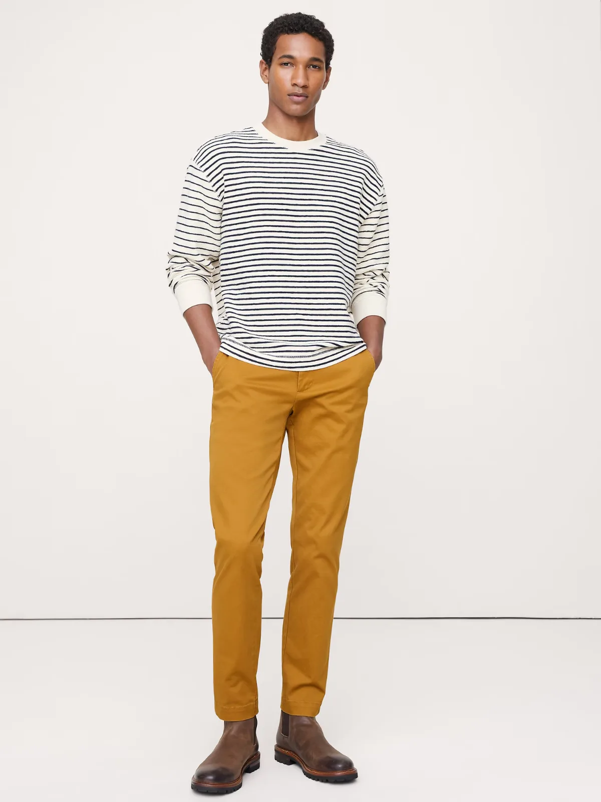 Slim Lived-In Chino Pant by Banana Republic