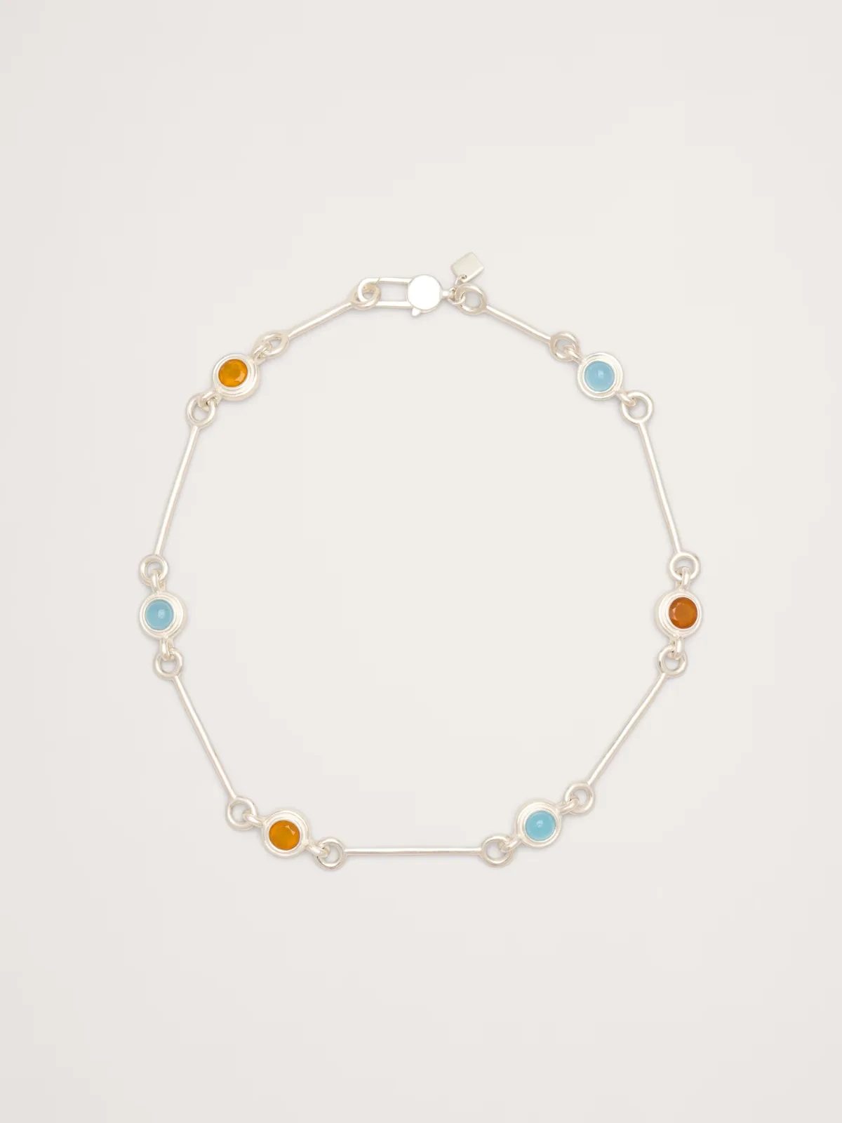 Circle Stone Link Necklace by Banana Republic