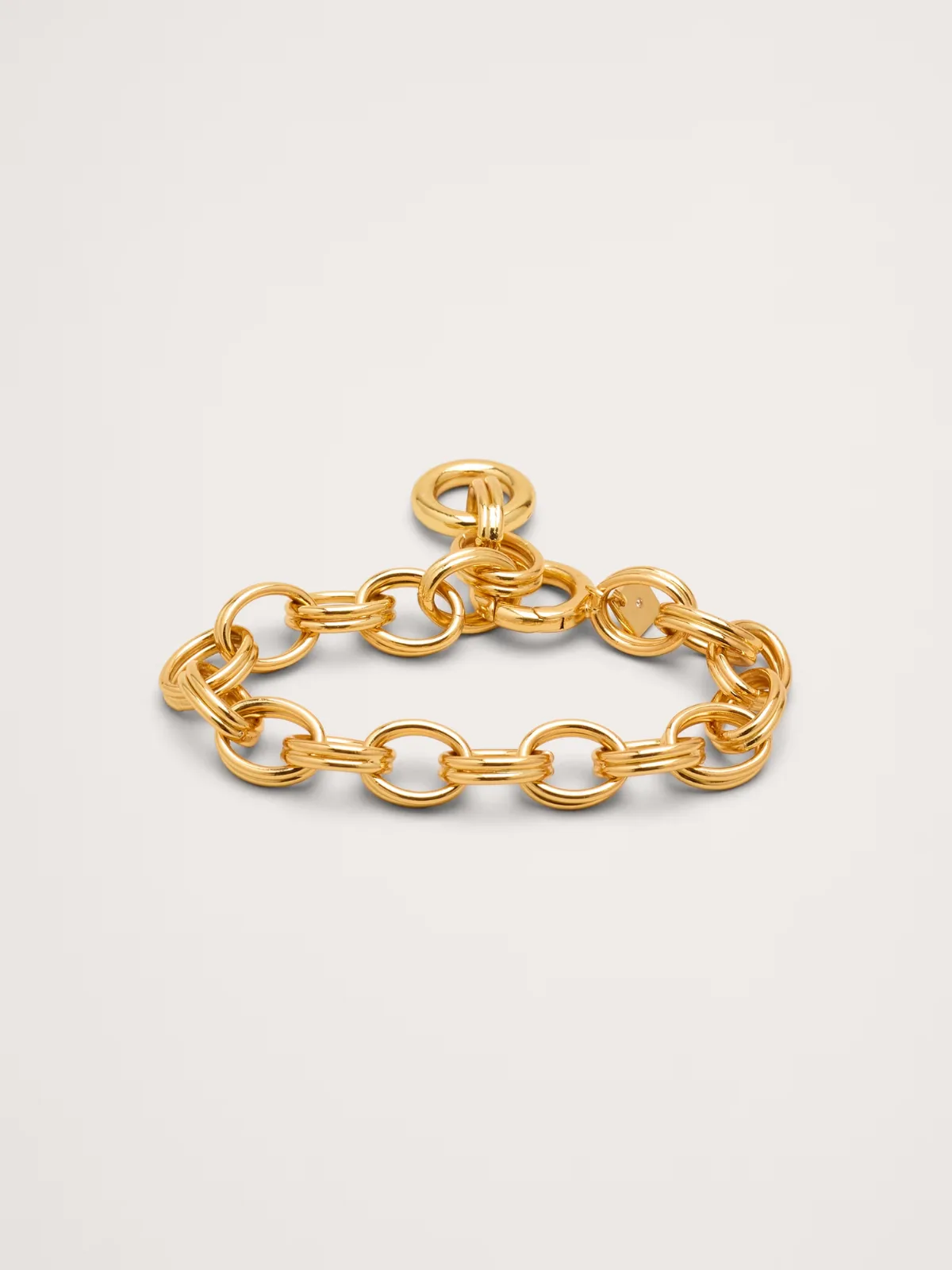 Double Oval Link Chain Bracelet