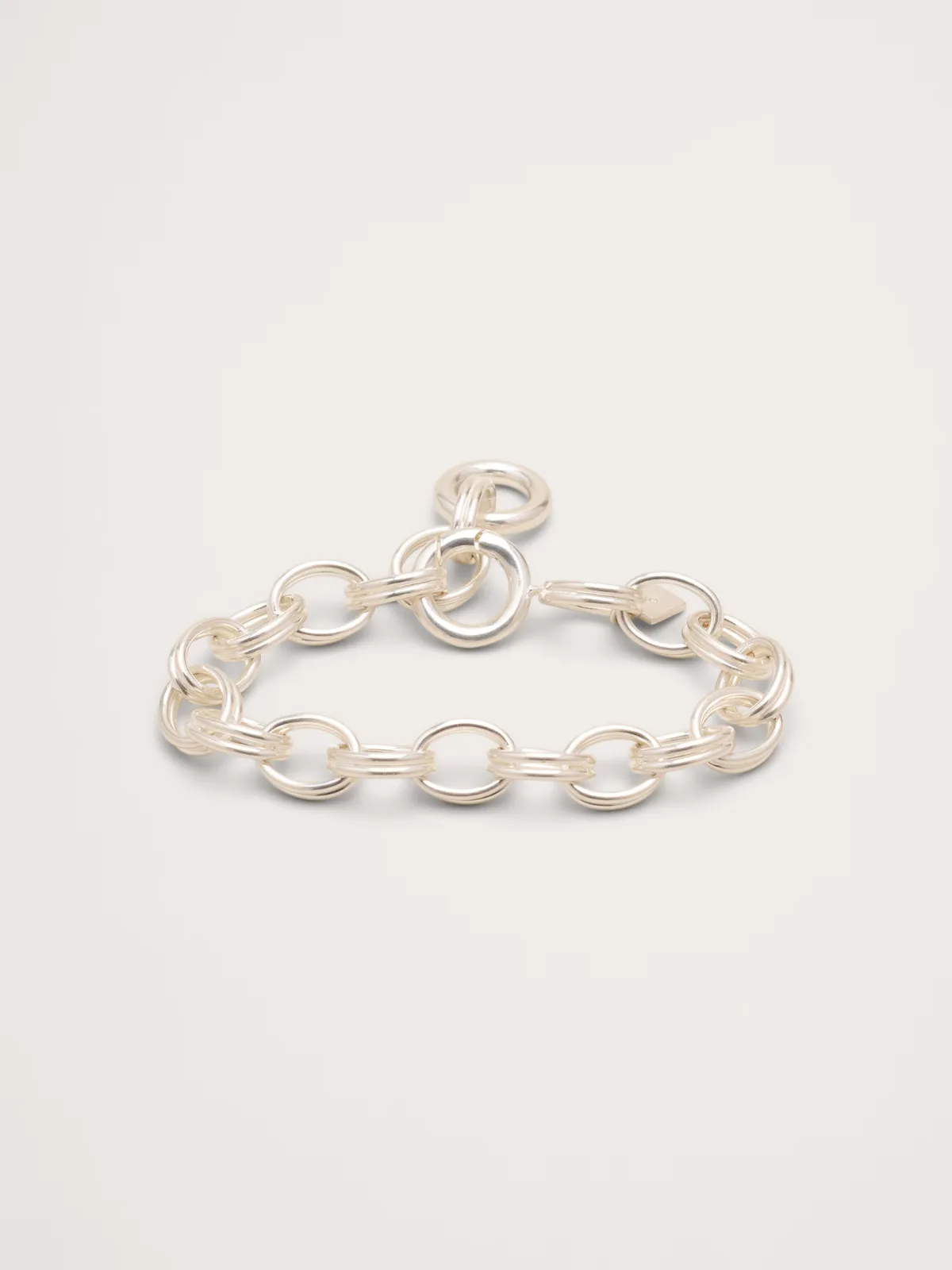 Double Oval Link Chain Bracelet