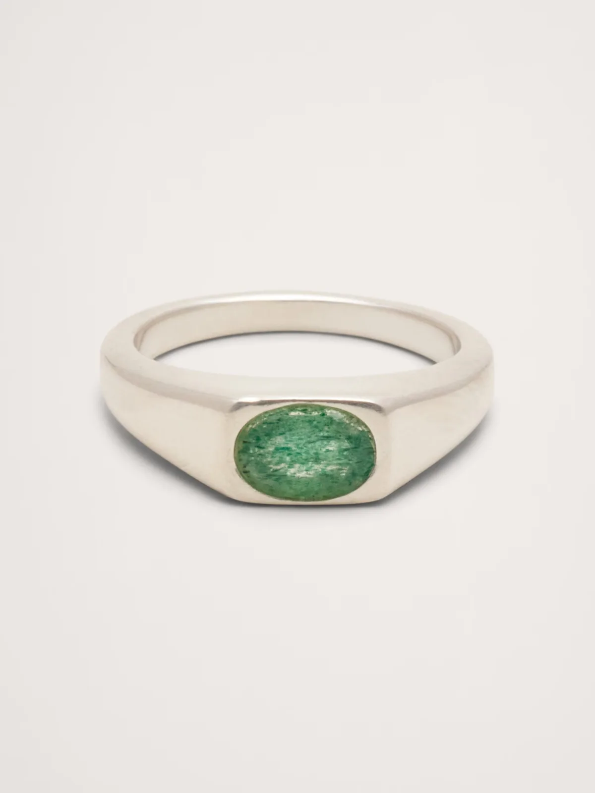 Small Jade Signet Ring by Banana Republic