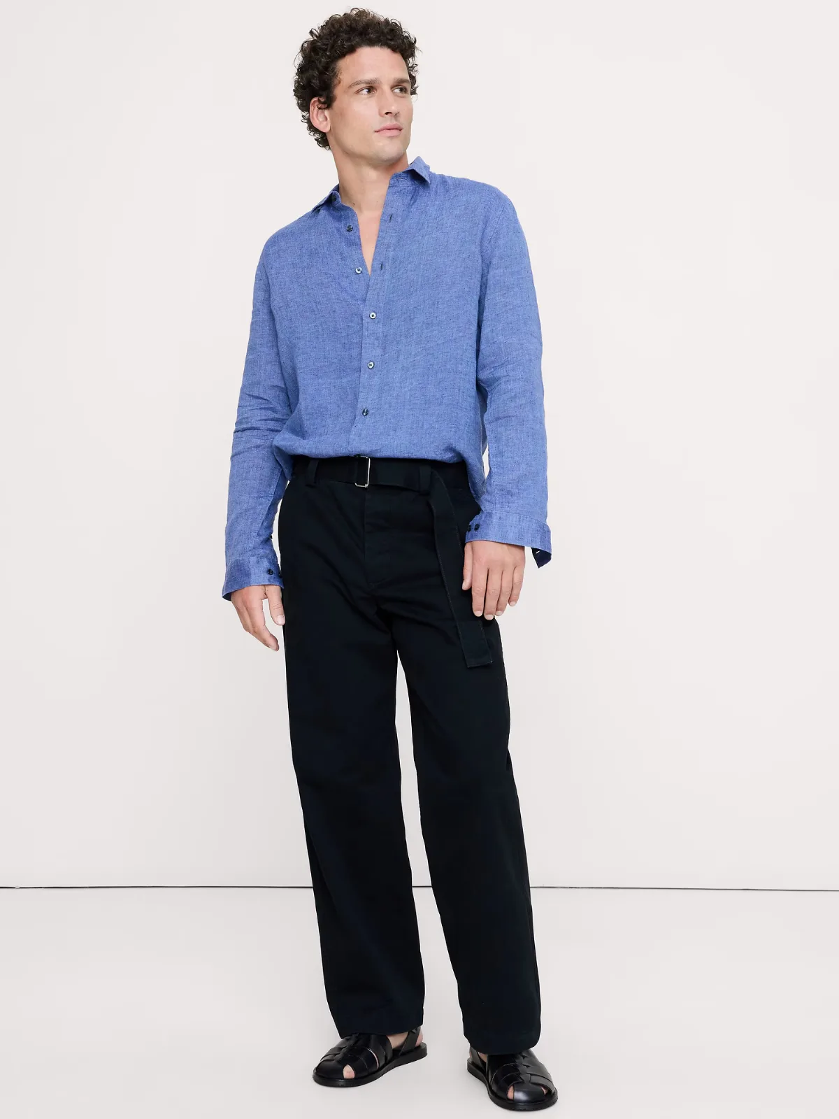 Standard-Fit Linen Shirt by Banana Republic