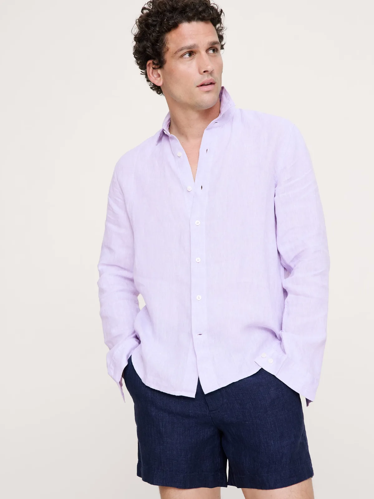 Standard-Fit Linen Shirt by Banana Republic