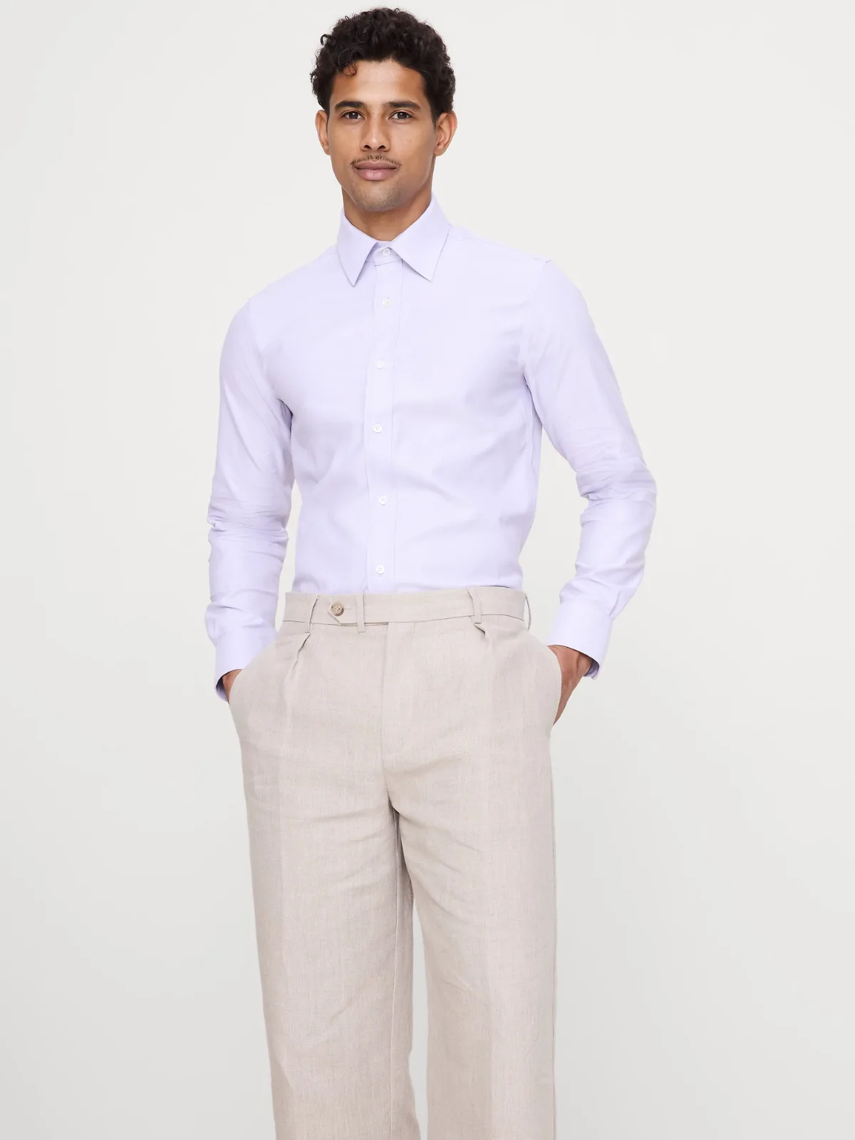 Slim-Fit Wrinkle-Resistant Dress Shirt by Banana Republic