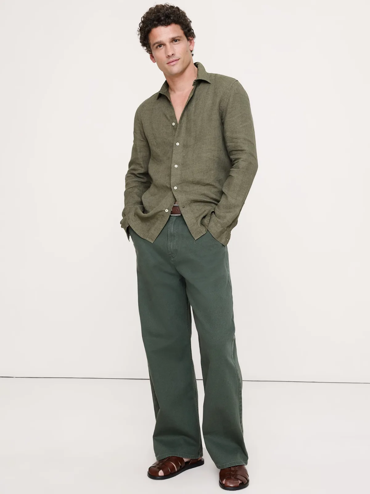 Standard-Fit Linen Shirt