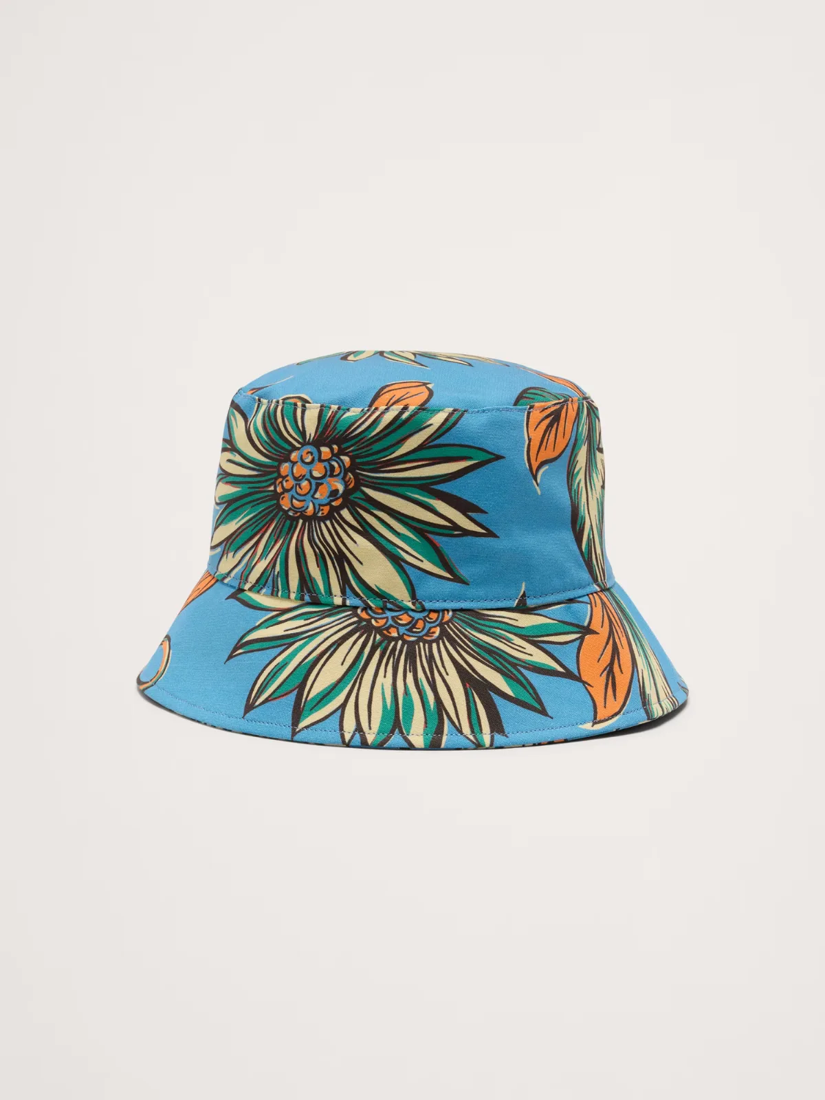 Cotton Canvas Bucket Hat with Pocket by Banana Republic