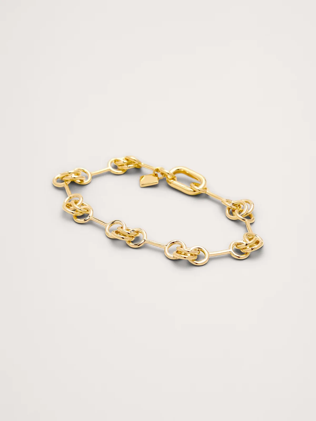Double Ring Chain Bracelet