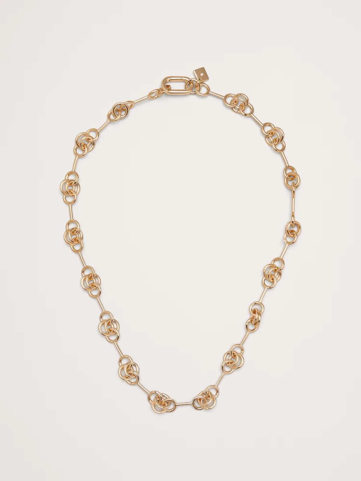 Double Ring Chain Necklace