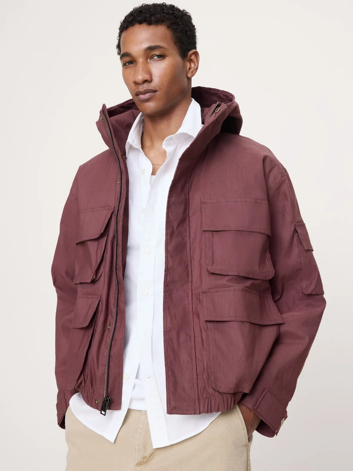 Hooded Field Jacket by Banana Republic