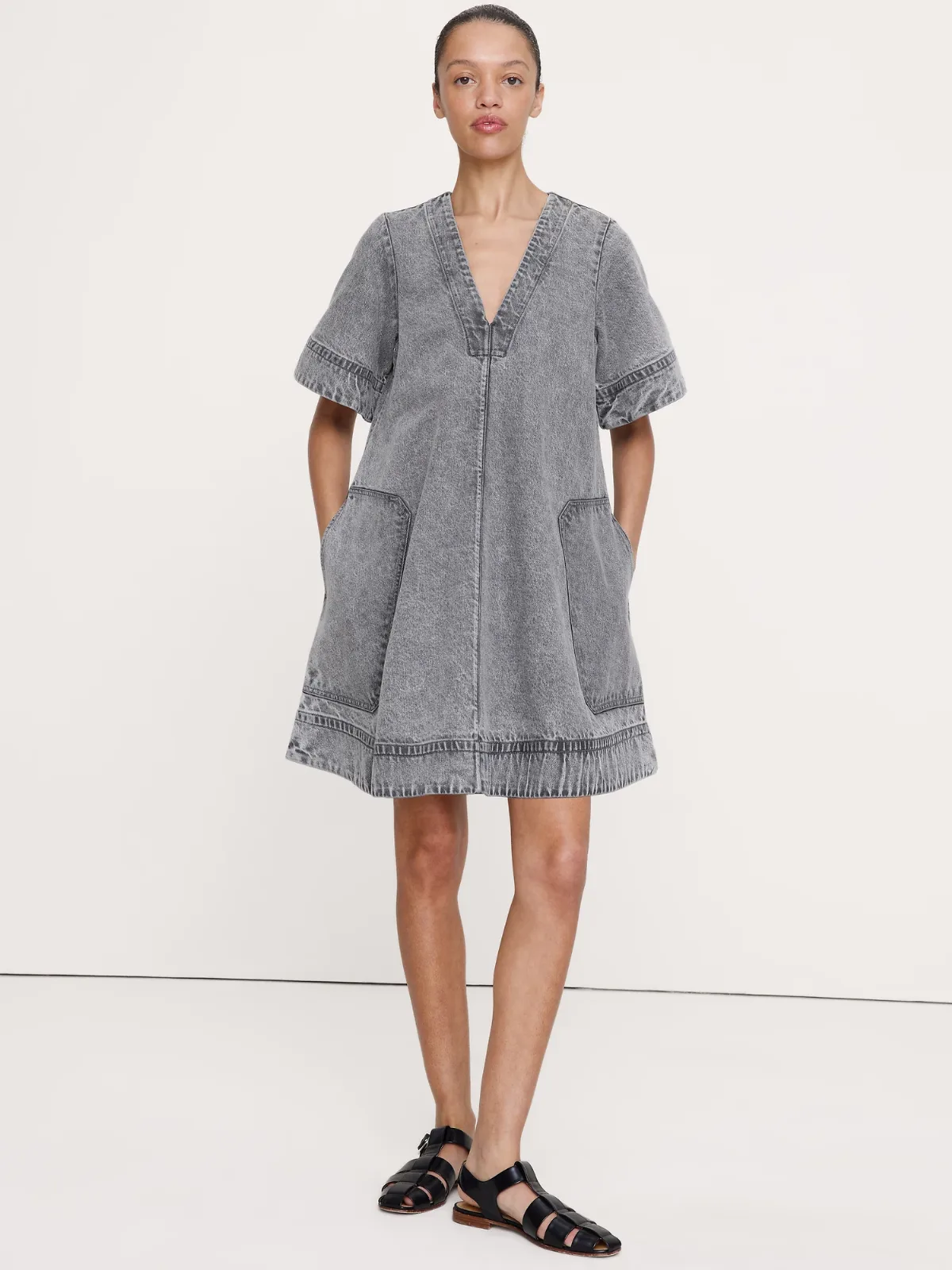 Denim Mini Dress by Banana Republic