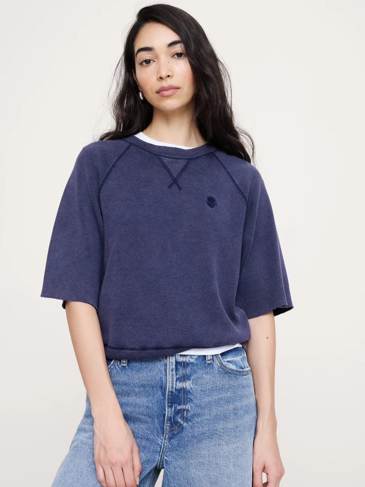 Garment Dye Sweatshirt Tee by Banana Republic