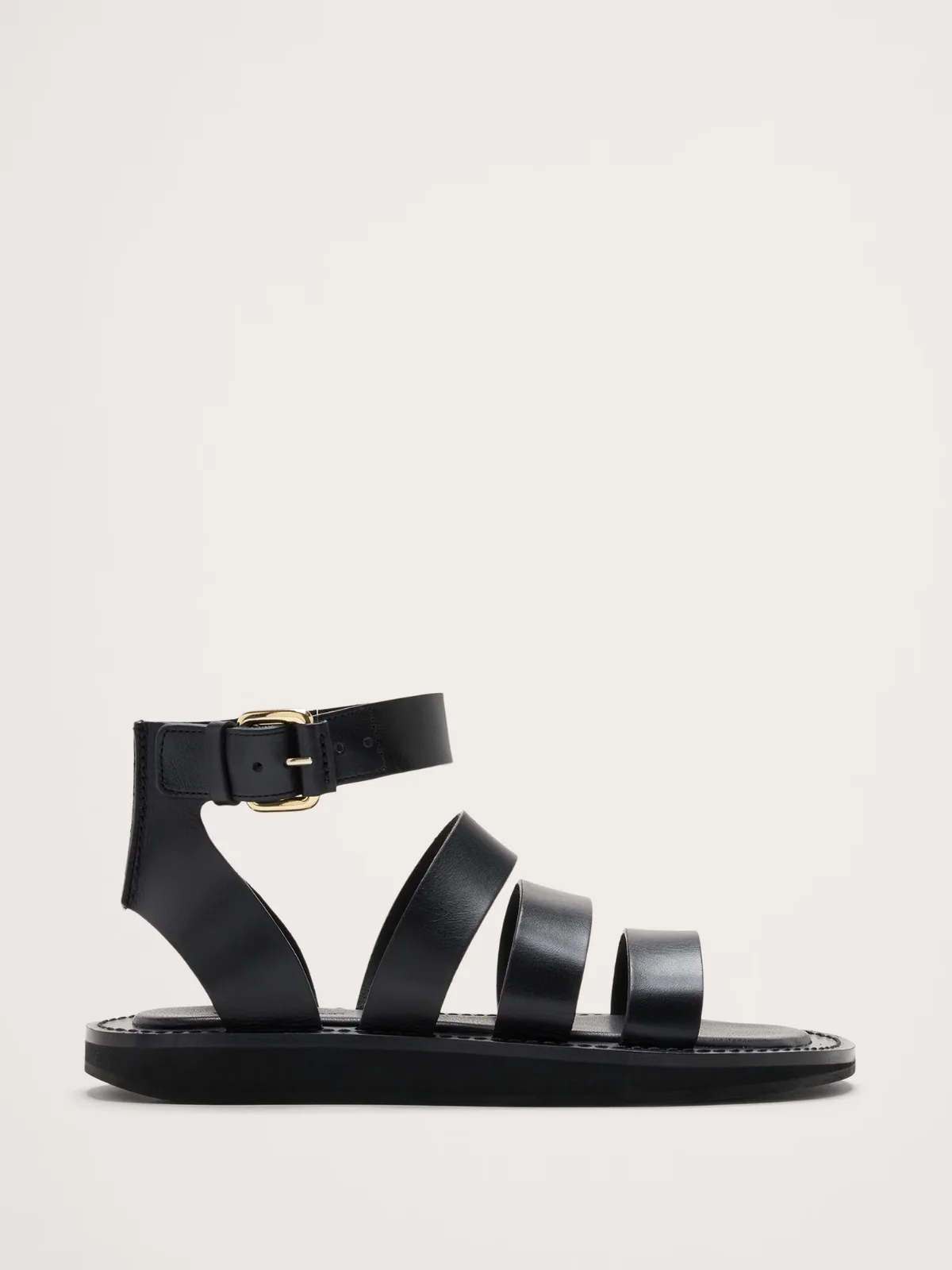 Italian Leather Flatform Sandal by Banana Republic