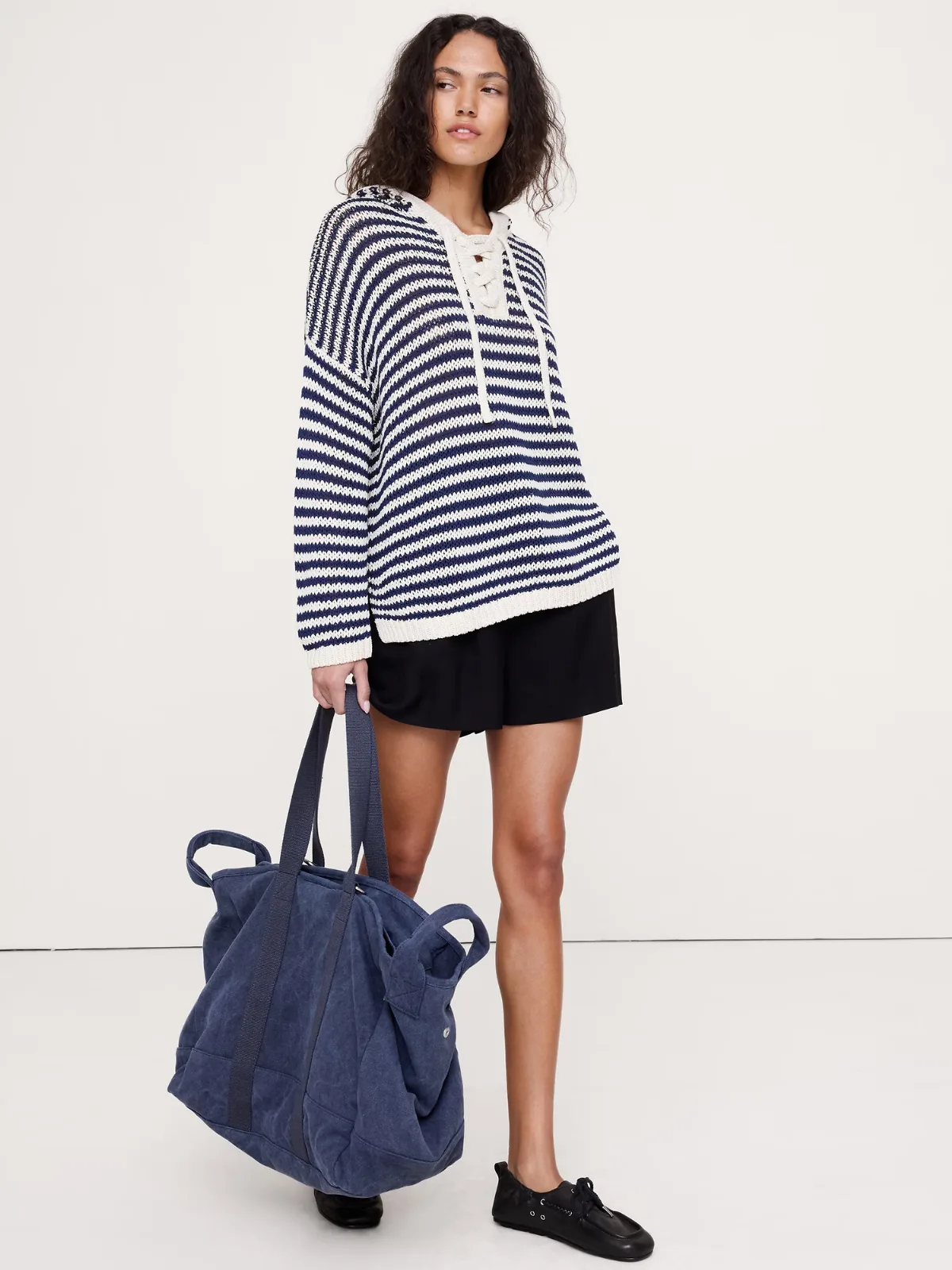 Coastal Cotton Beach Hooded Sweater by Banana Republic