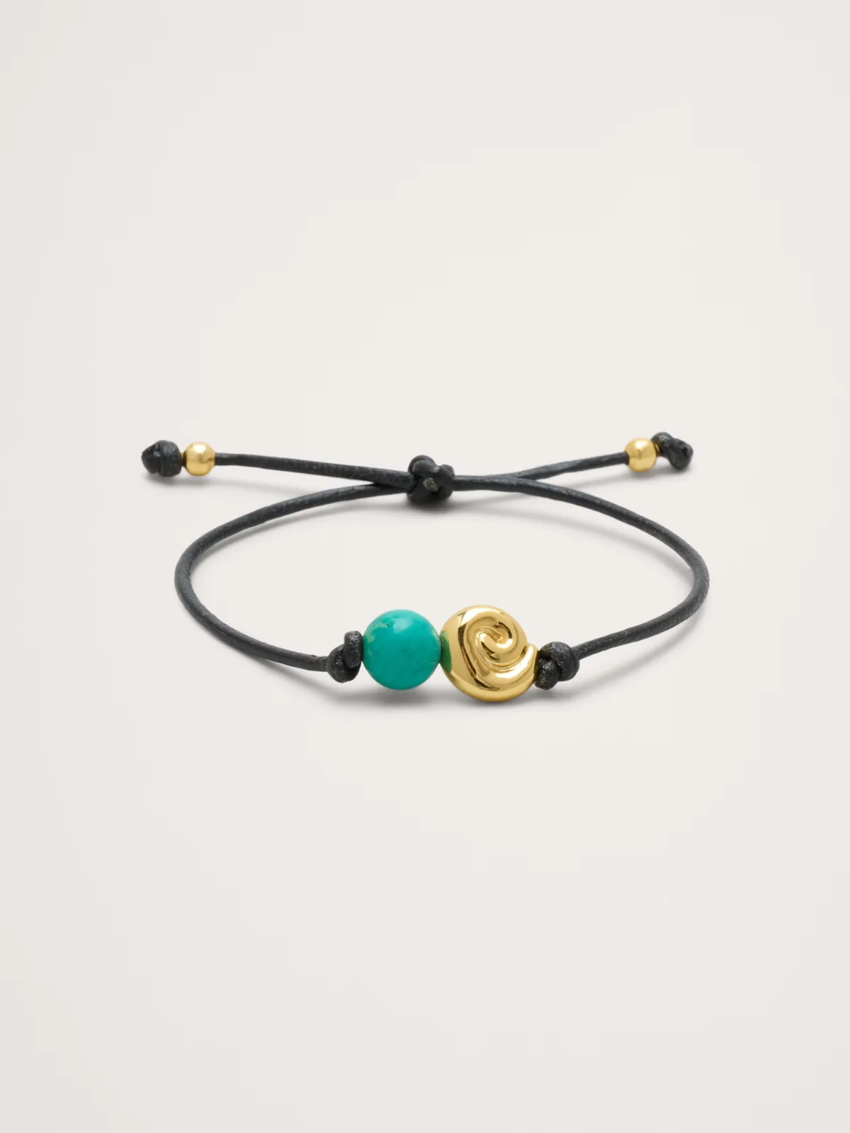 Metallic Stone Cord Bracelet