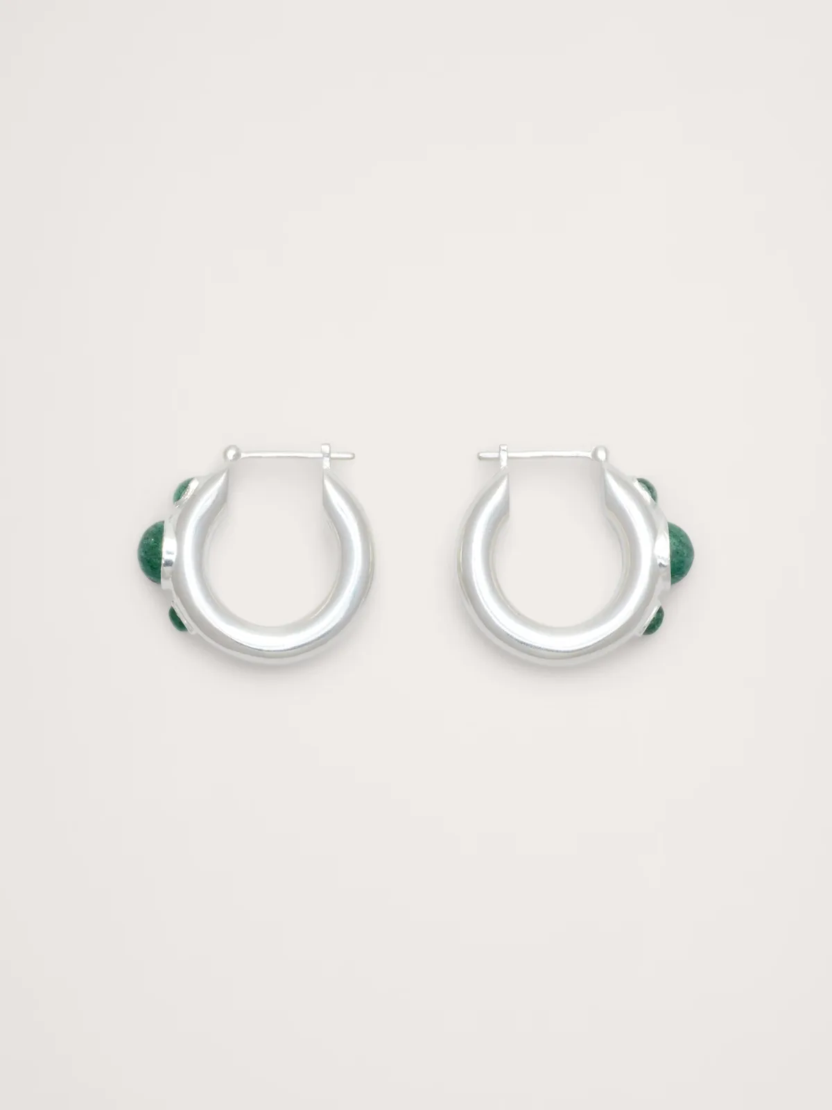 Stone Studded Hoops by Banana Republic