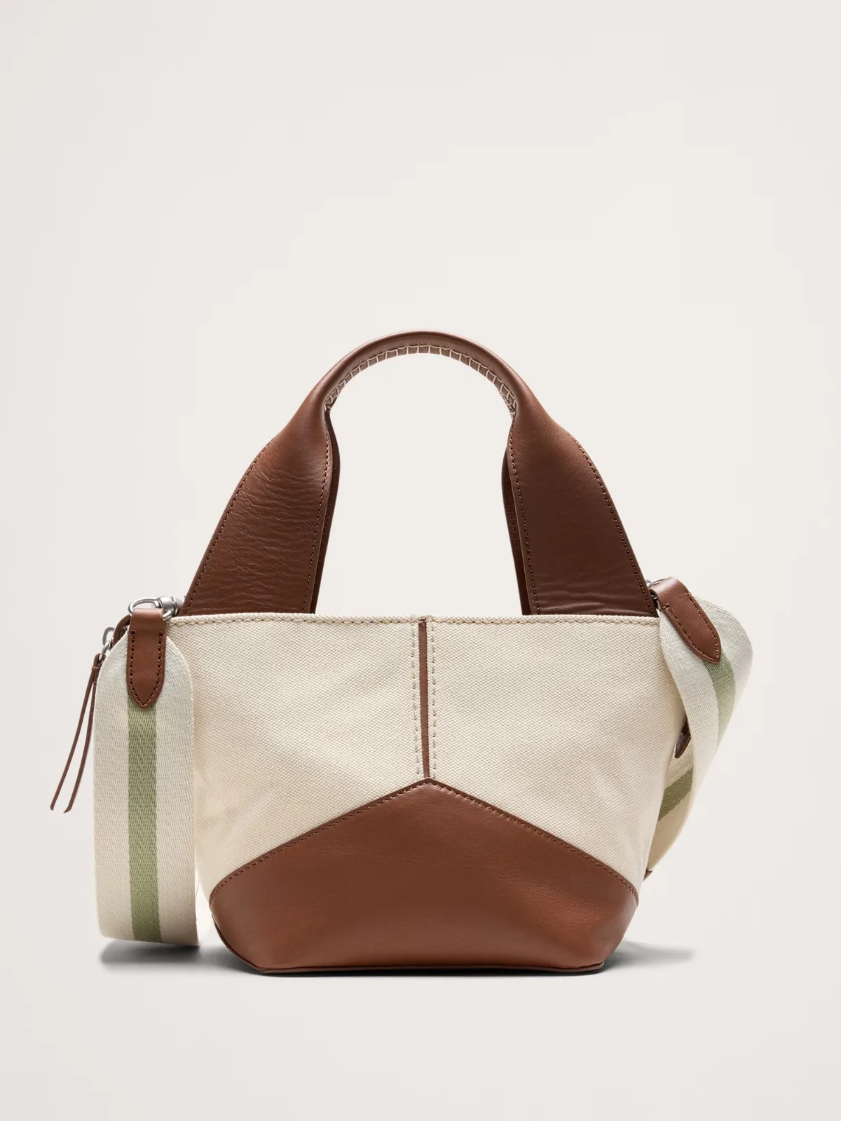 Mini Zip Tote - Cotton Canvas by Banana Republic