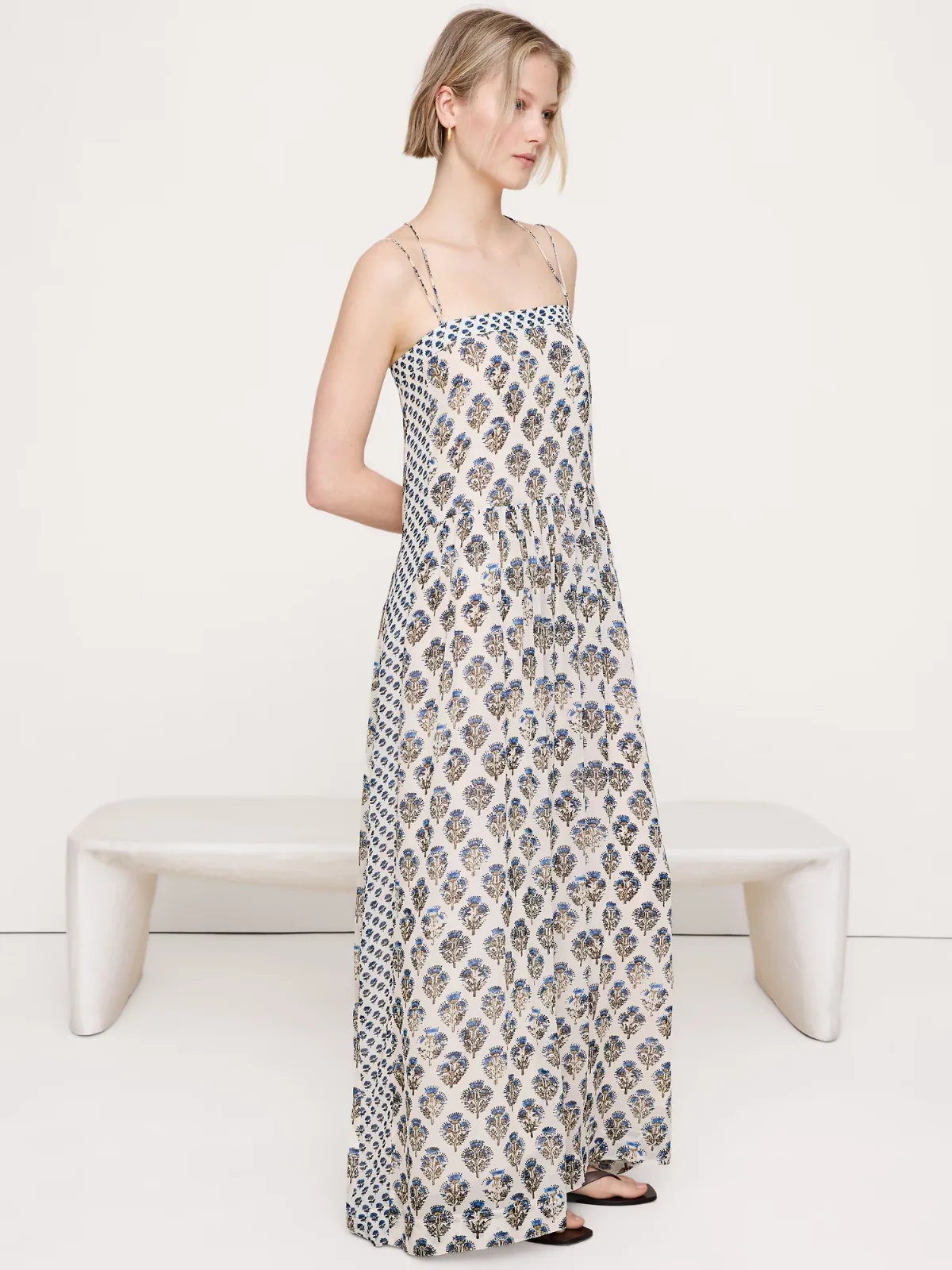 Georgette Strappy Maxi Dress by Banana Republic