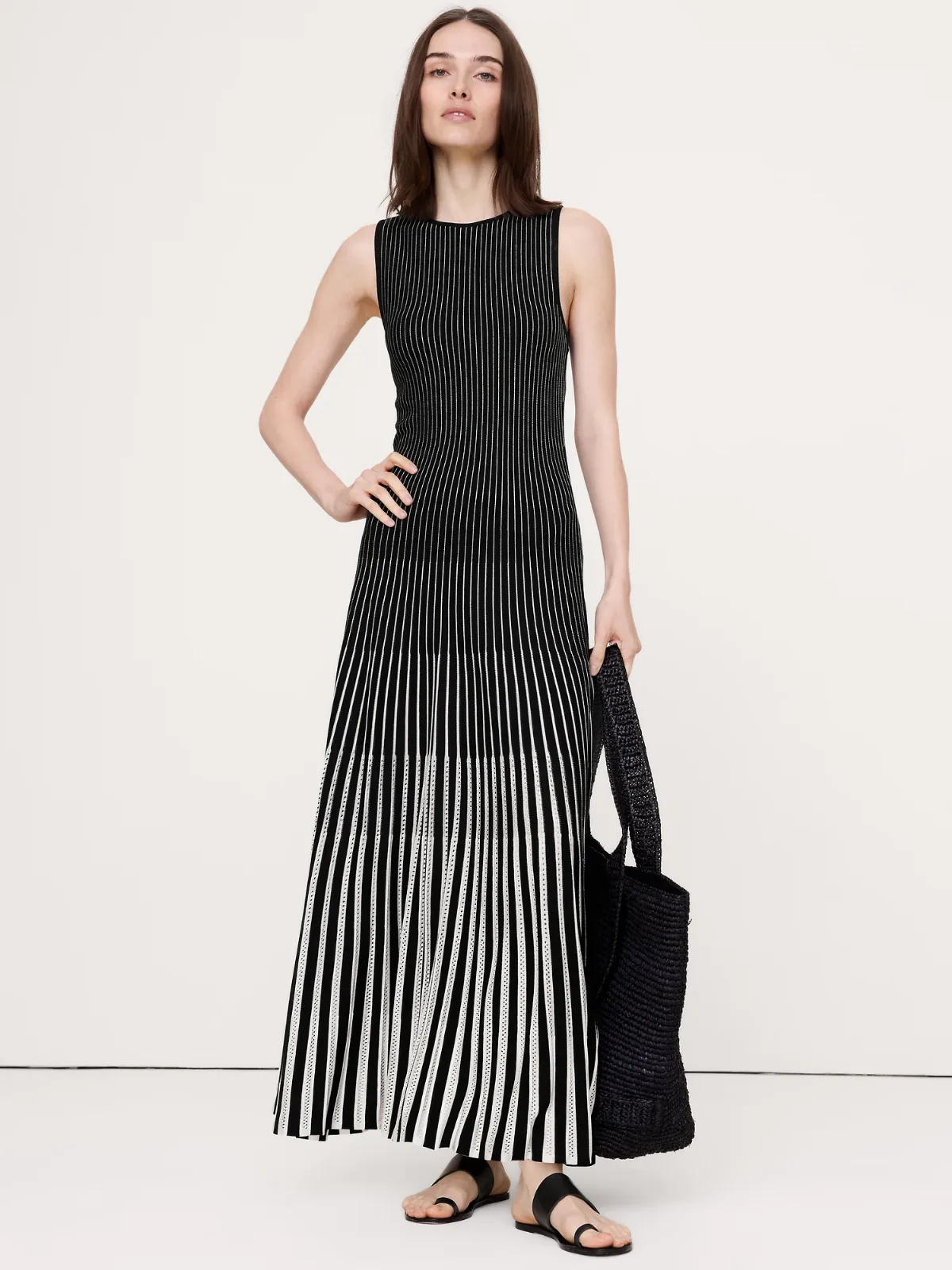 Sculpted Eyelet Maxi Dress by Banana Republic