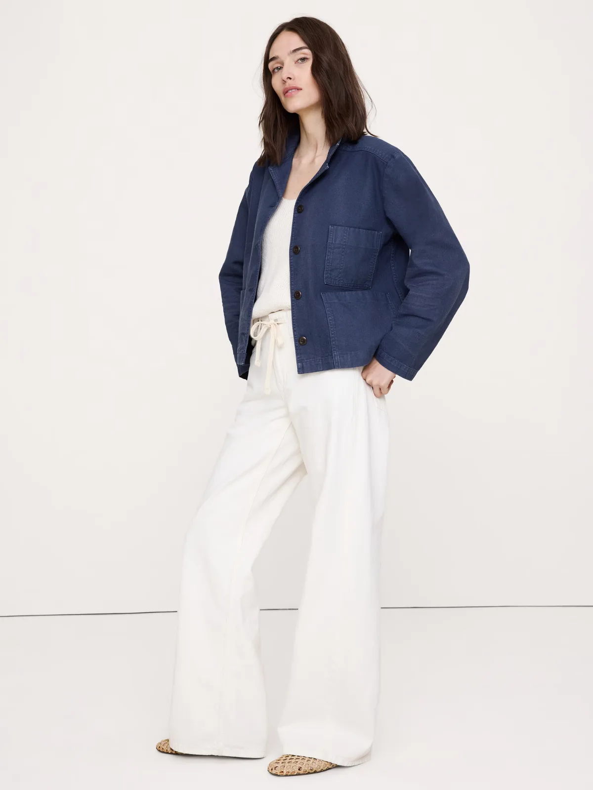 Canvas Utility Jacket by Banana Republic