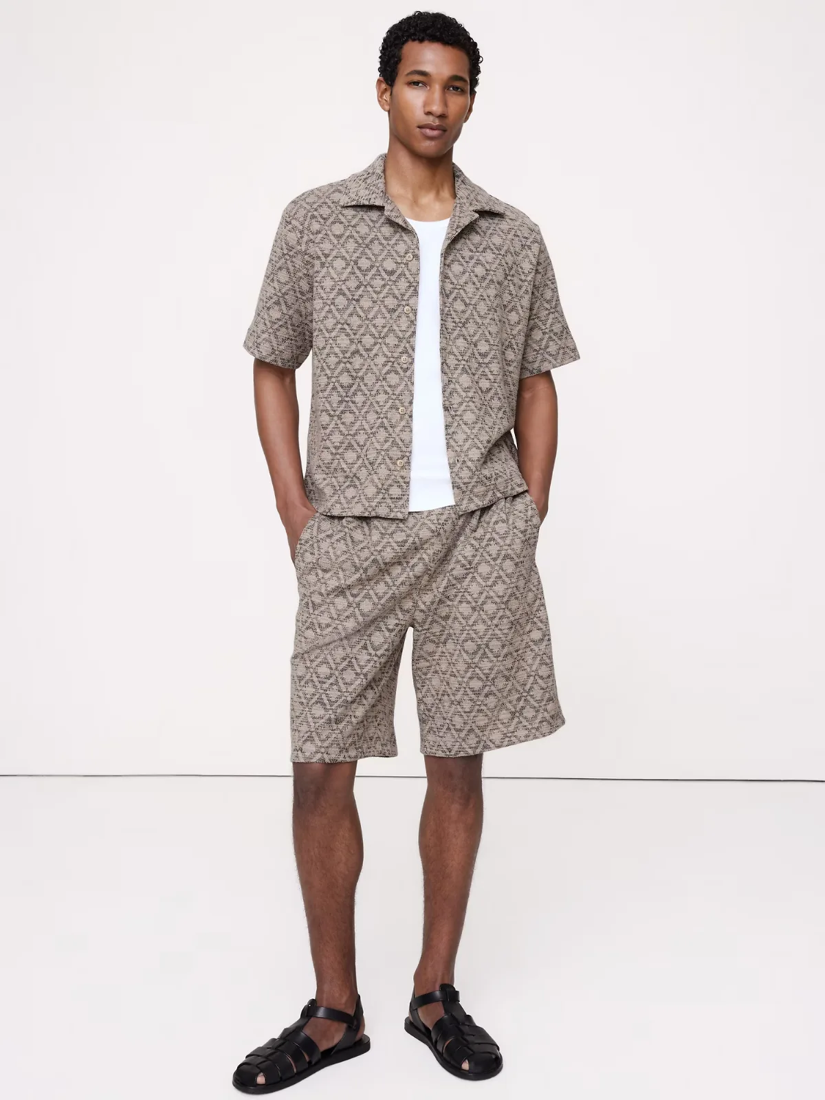 Jacquard Pull-On Short by Banana Republic