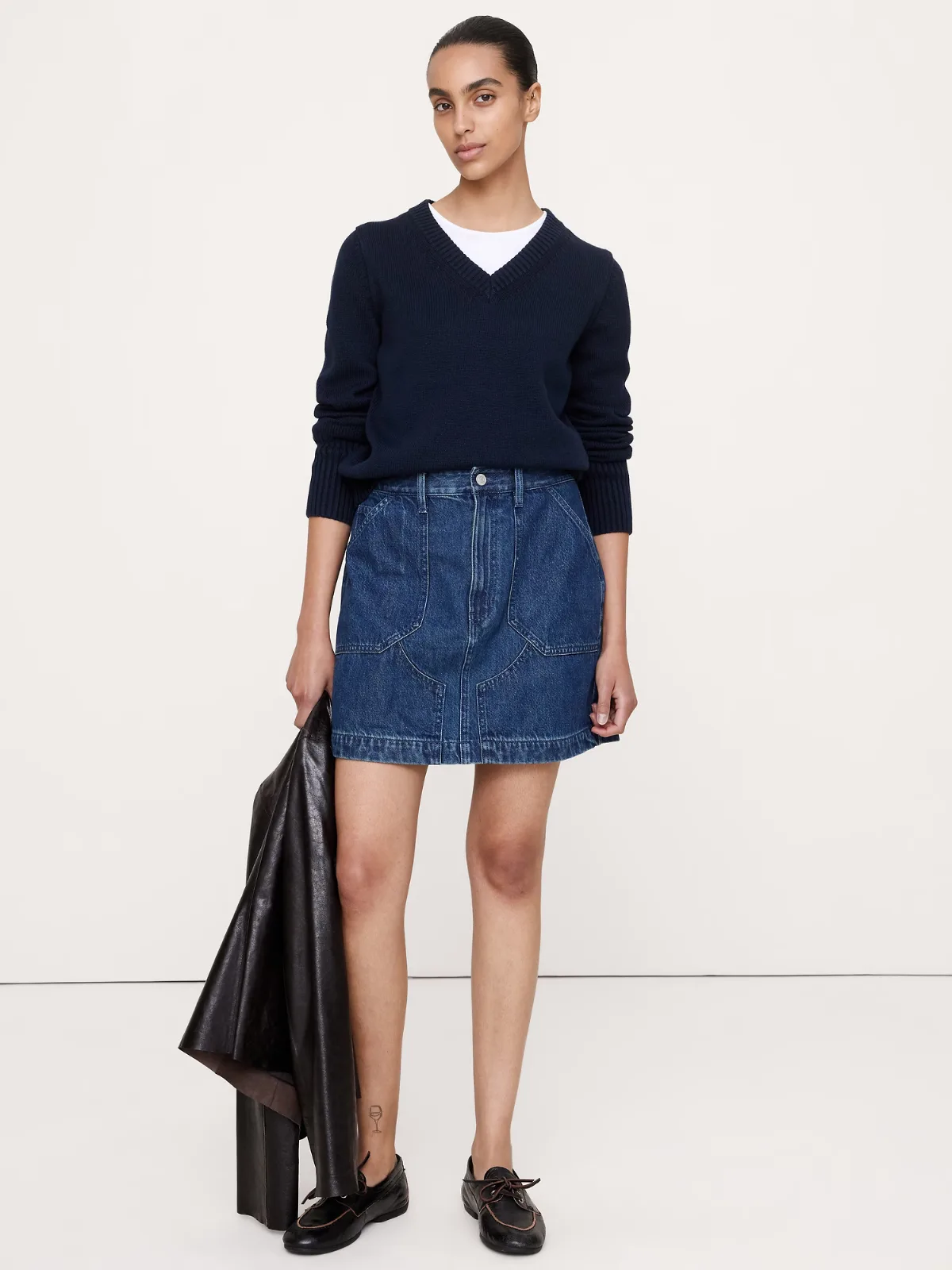 Denim Mini Skirt by Banana Republic