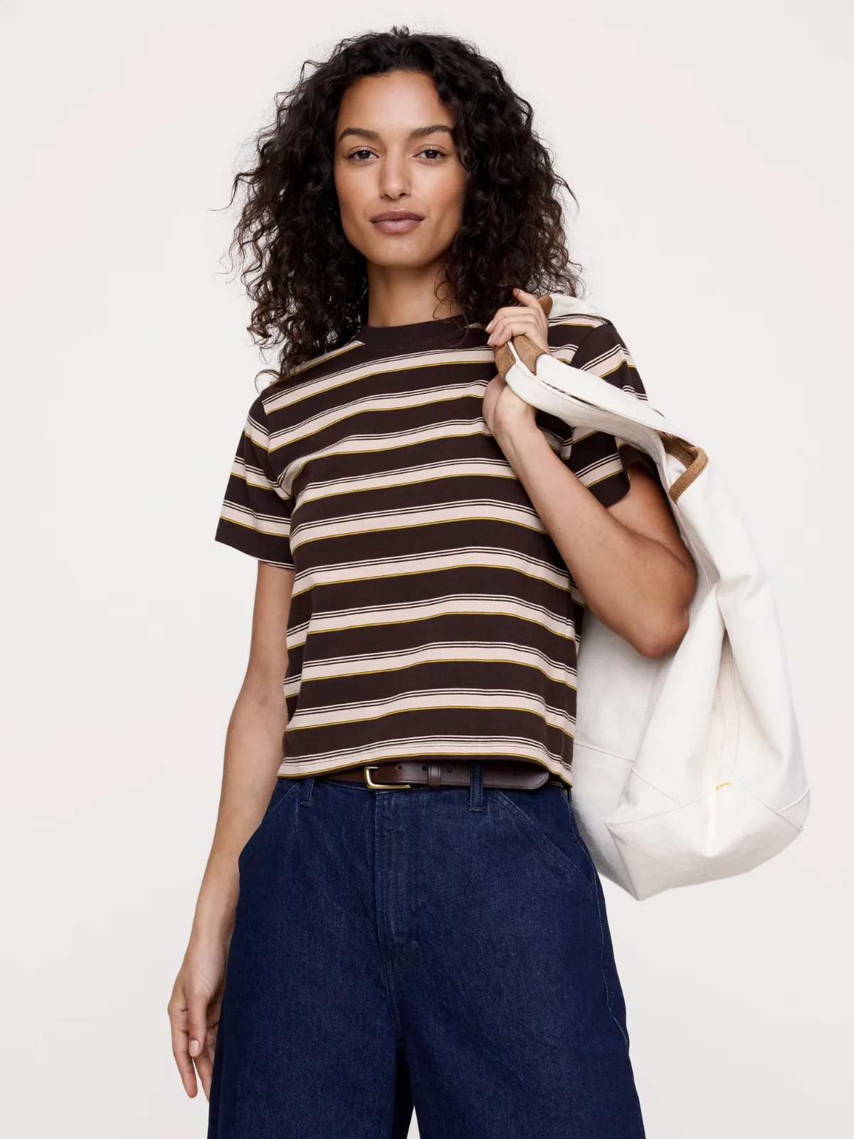 Vintage Cotton Crew-Neck T-Shirt by Banana Republic