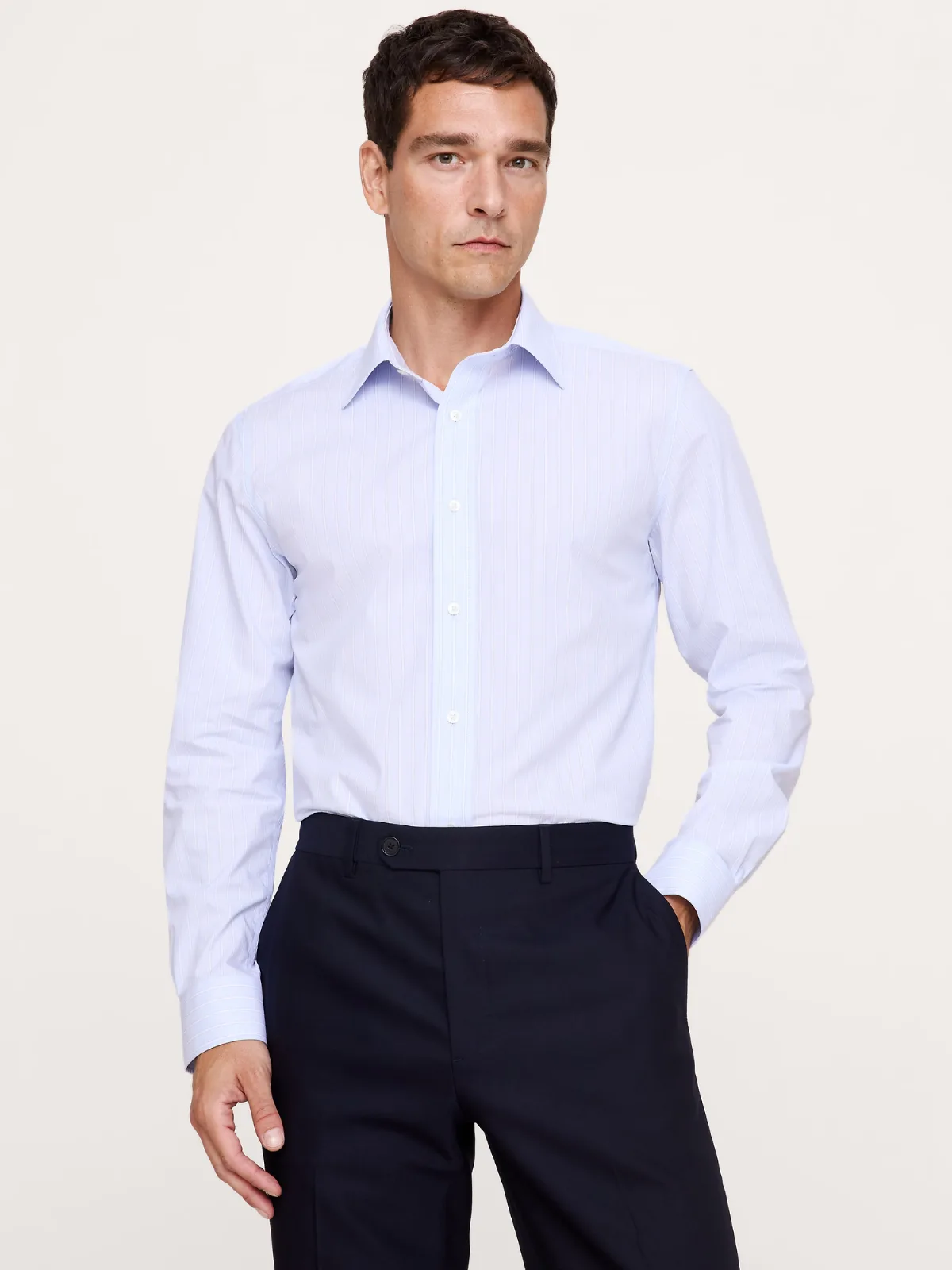 Standard-Fit Wrinkle-Resistant Dress Shirt
