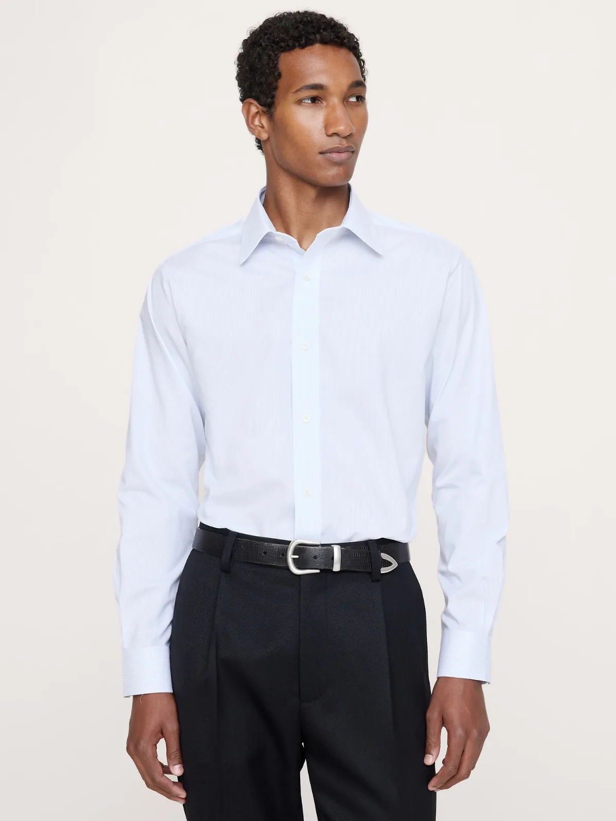 Slim-Fit Wrinkle-Resistant Dress Shirt by Banana Republic