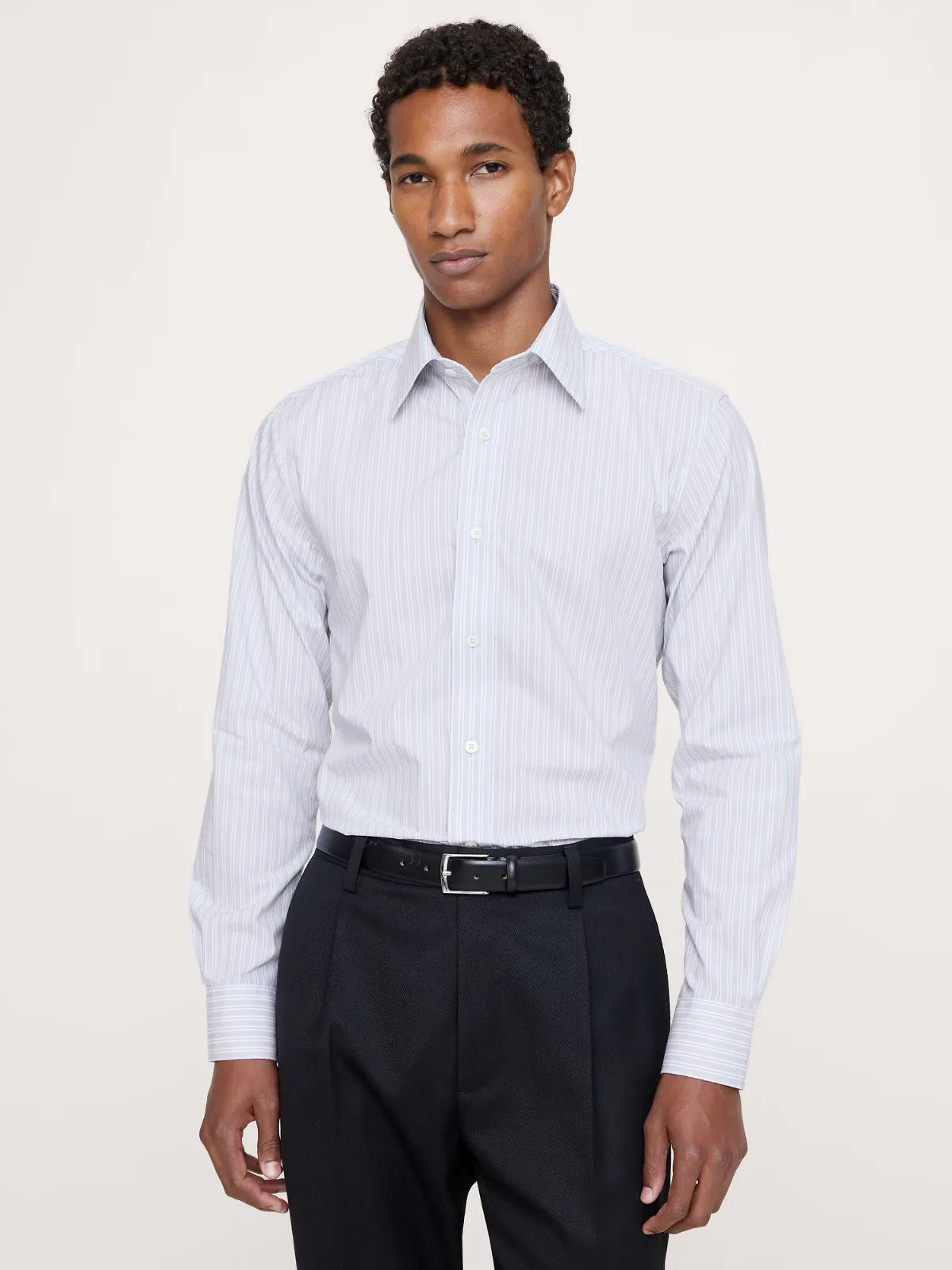 Standard-Fit Wrinkle-Resistant Dress Shirt