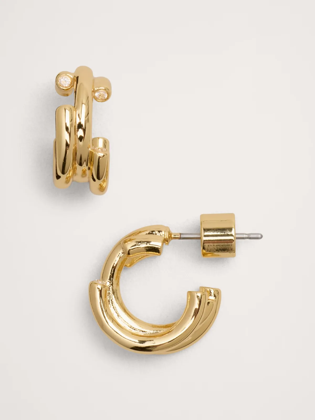 Mini Dashed Hoop Earrings