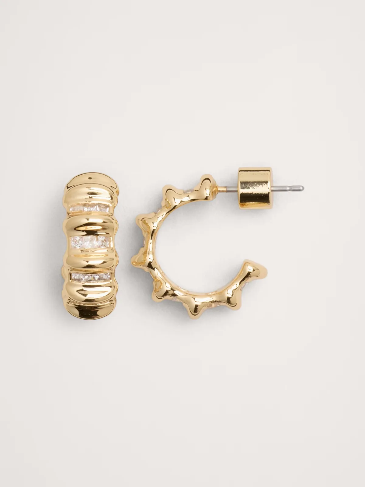 Sculptural Hoop Earrings
