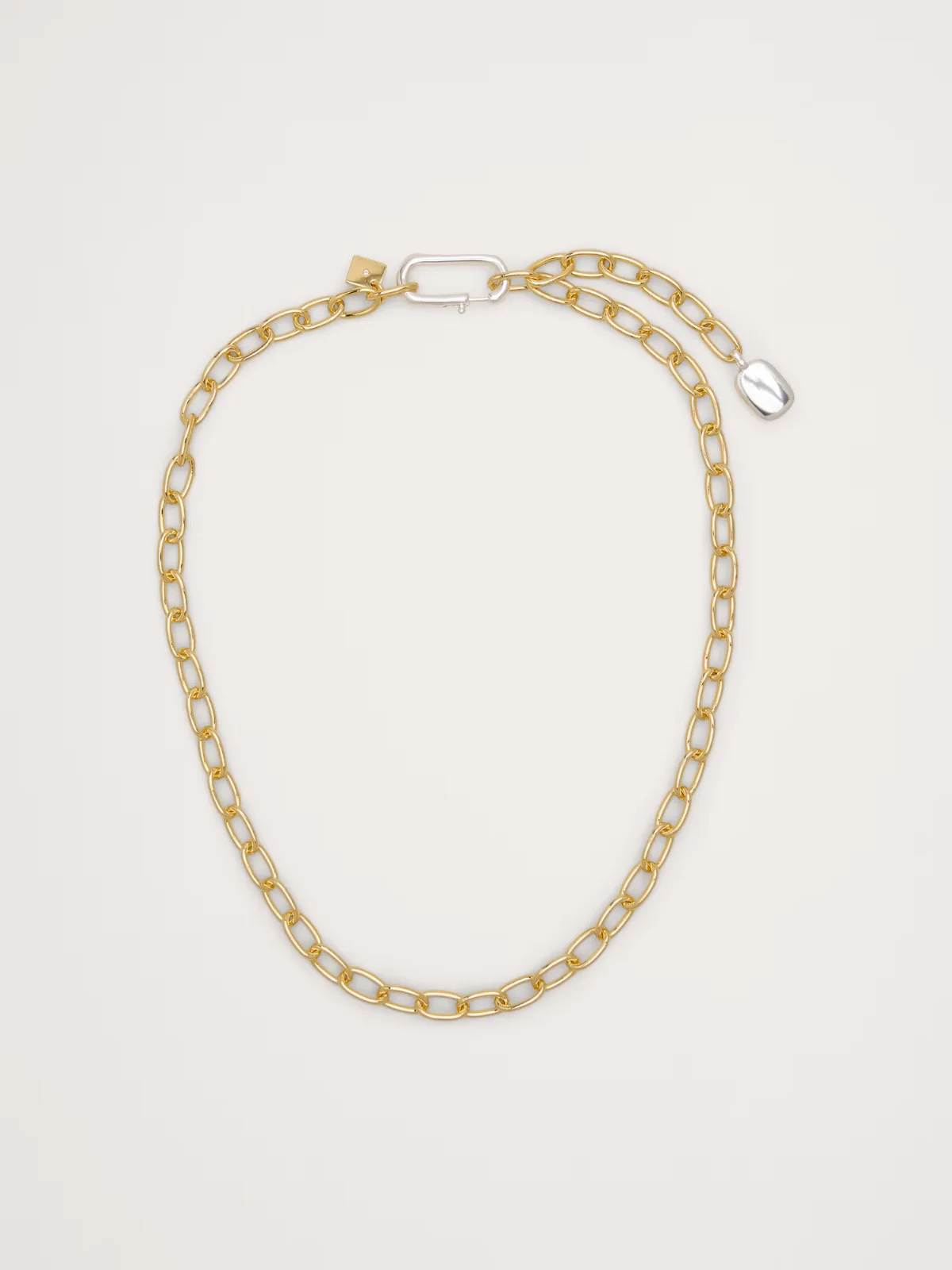 Two-Tone Link Necklace