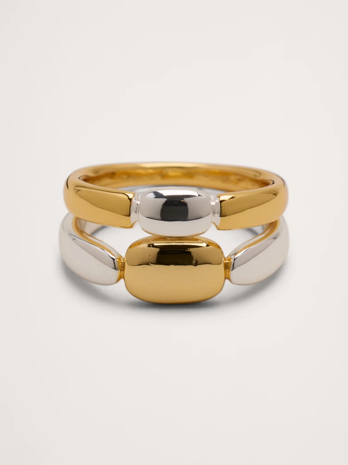 Two-Tone Stacked Ring Set by Banana Republic