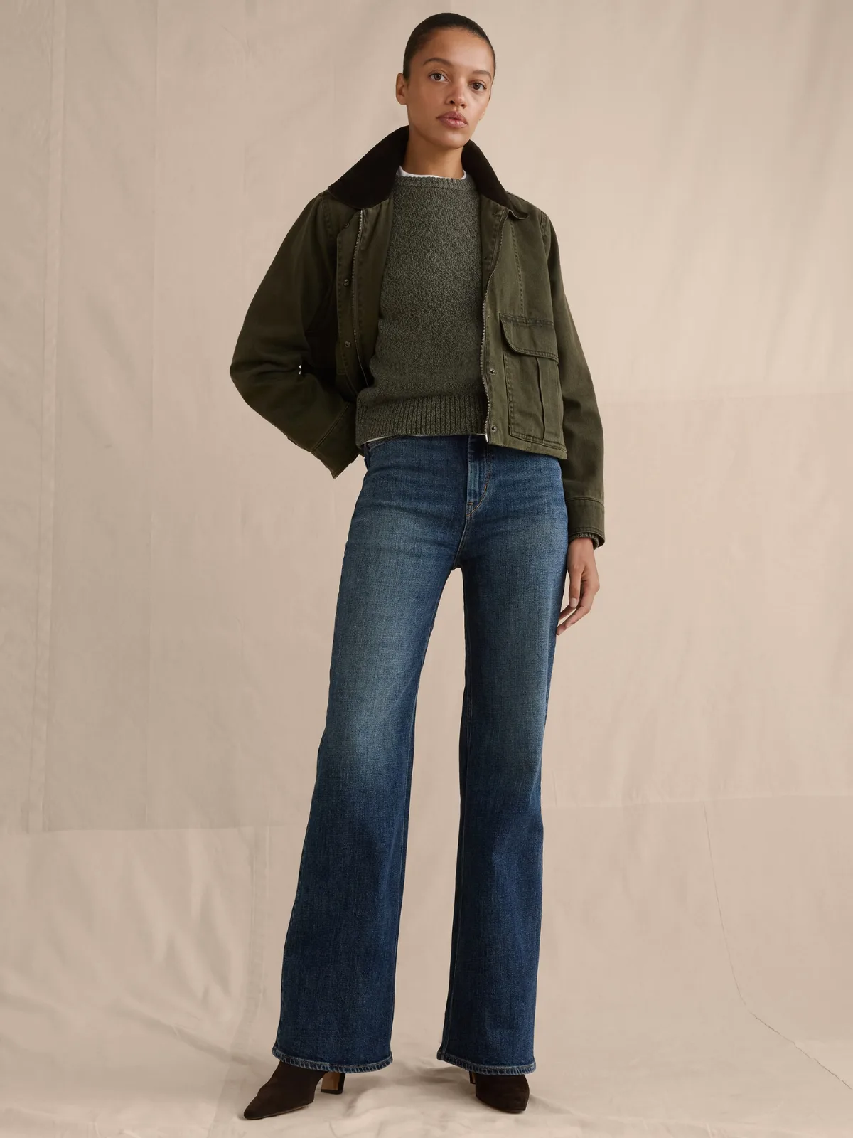 Ultra High-Rise Flare Jean