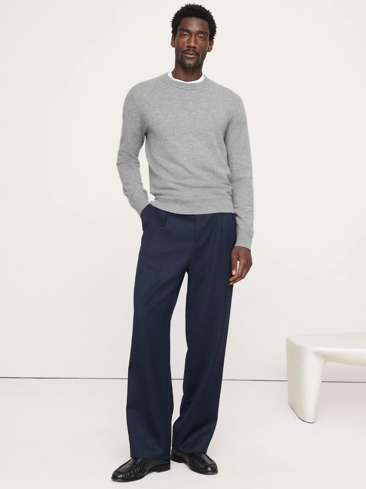 Cashmere Crew-Neck Sweater by Banana Republic
