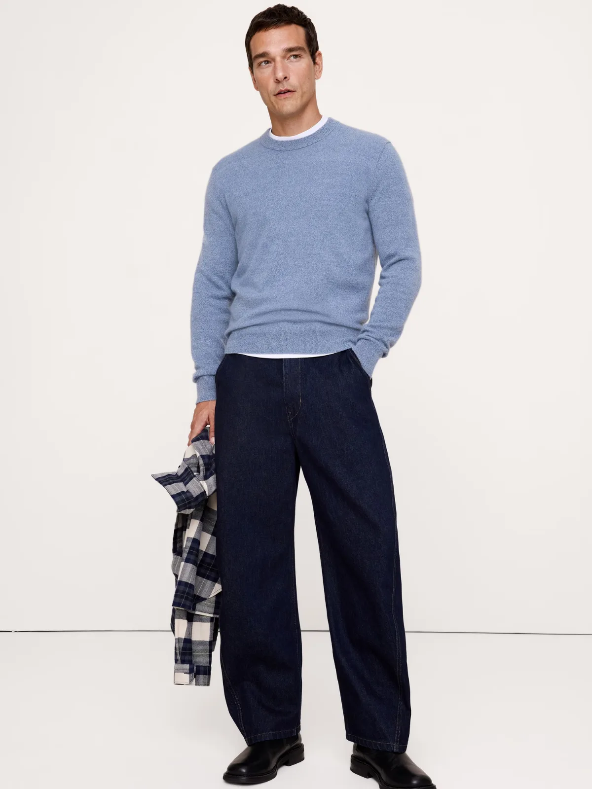 Cashmere Crew-Neck Sweater by Banana Republic