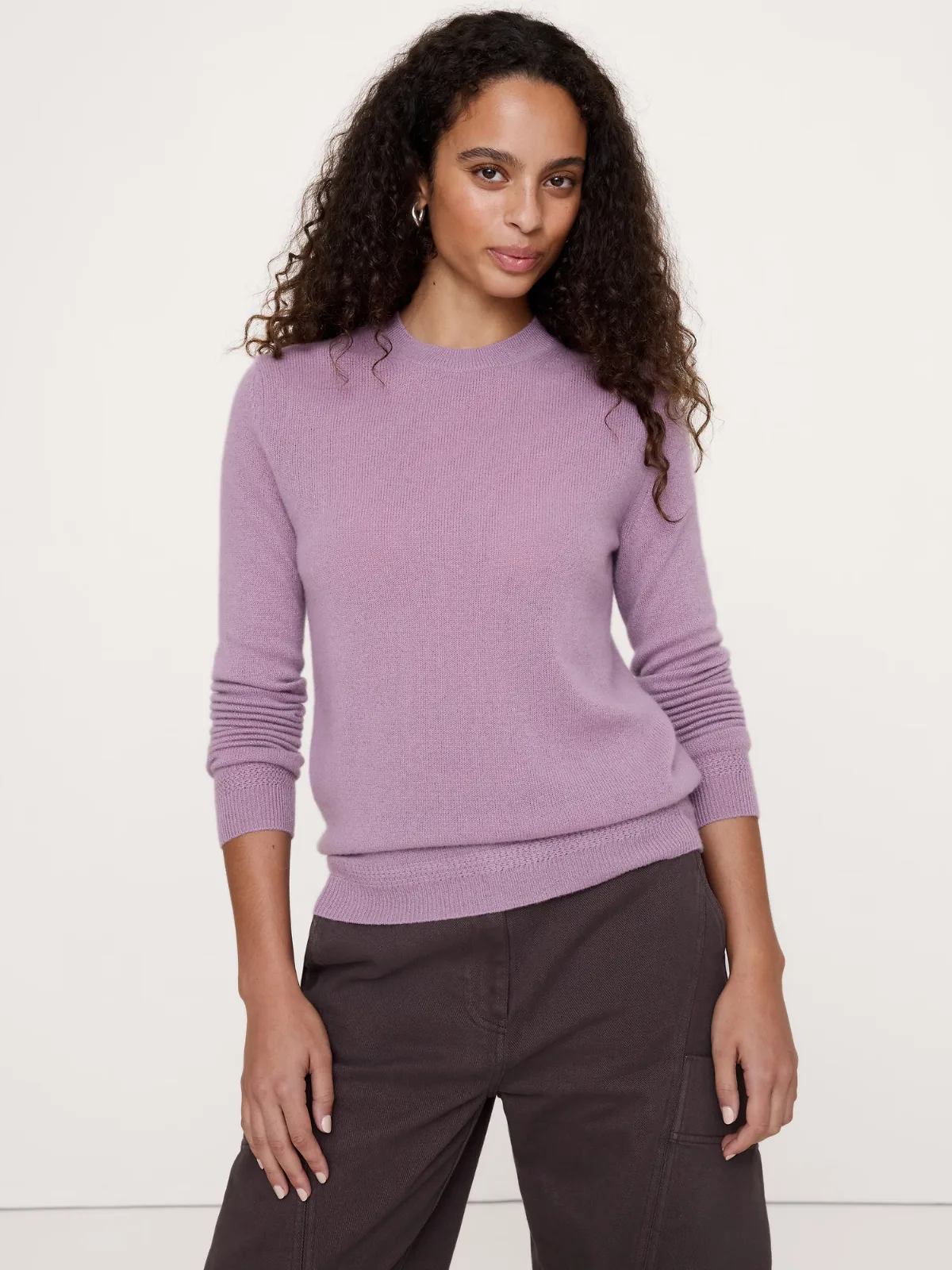 Lightweight Cashmere Crew-Neck Sweater by Banana Republic