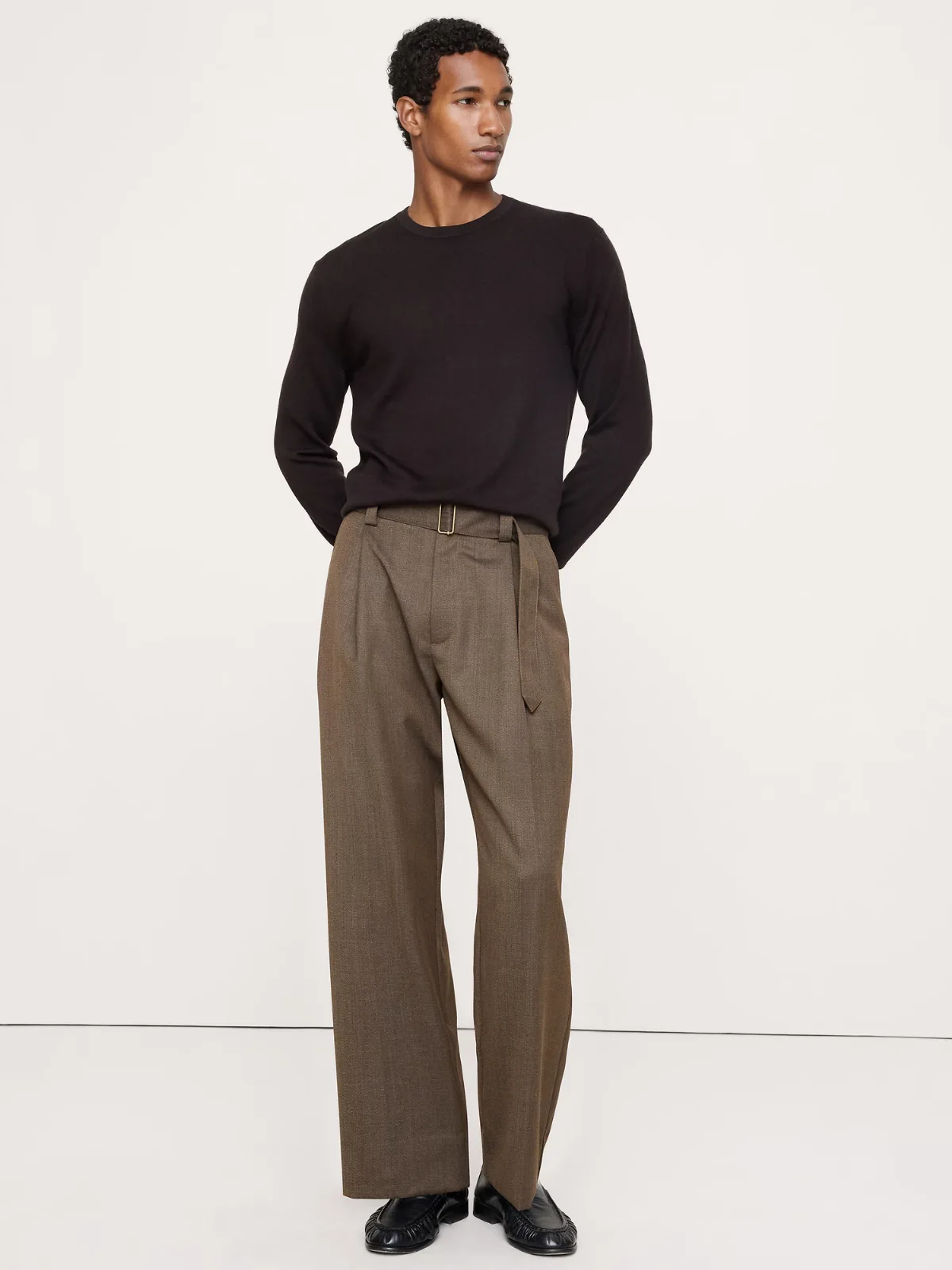 Merino Crew Sweater-Neck Sweater