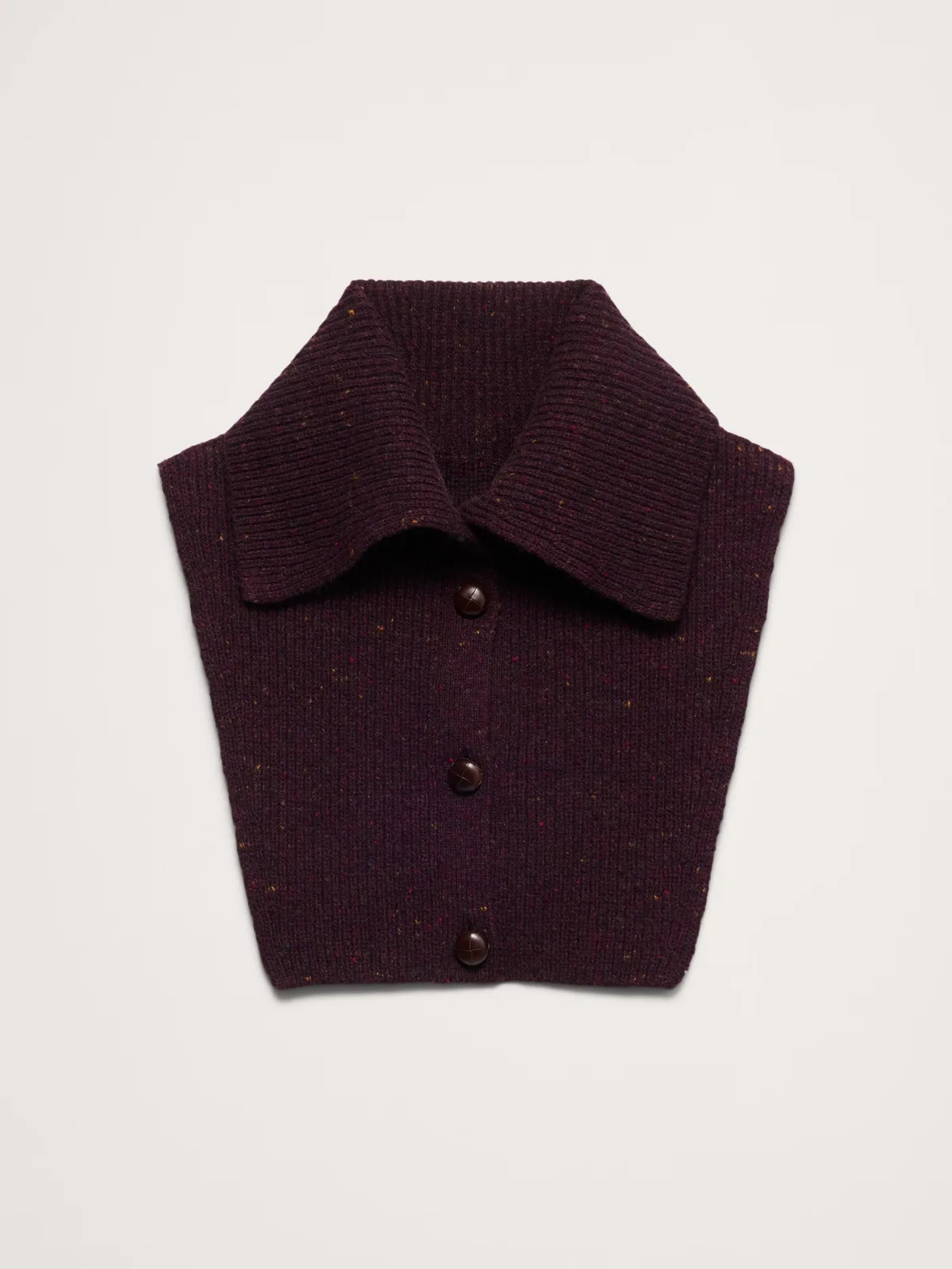 Wool-Cotton Dickie Collar by Banana Republic