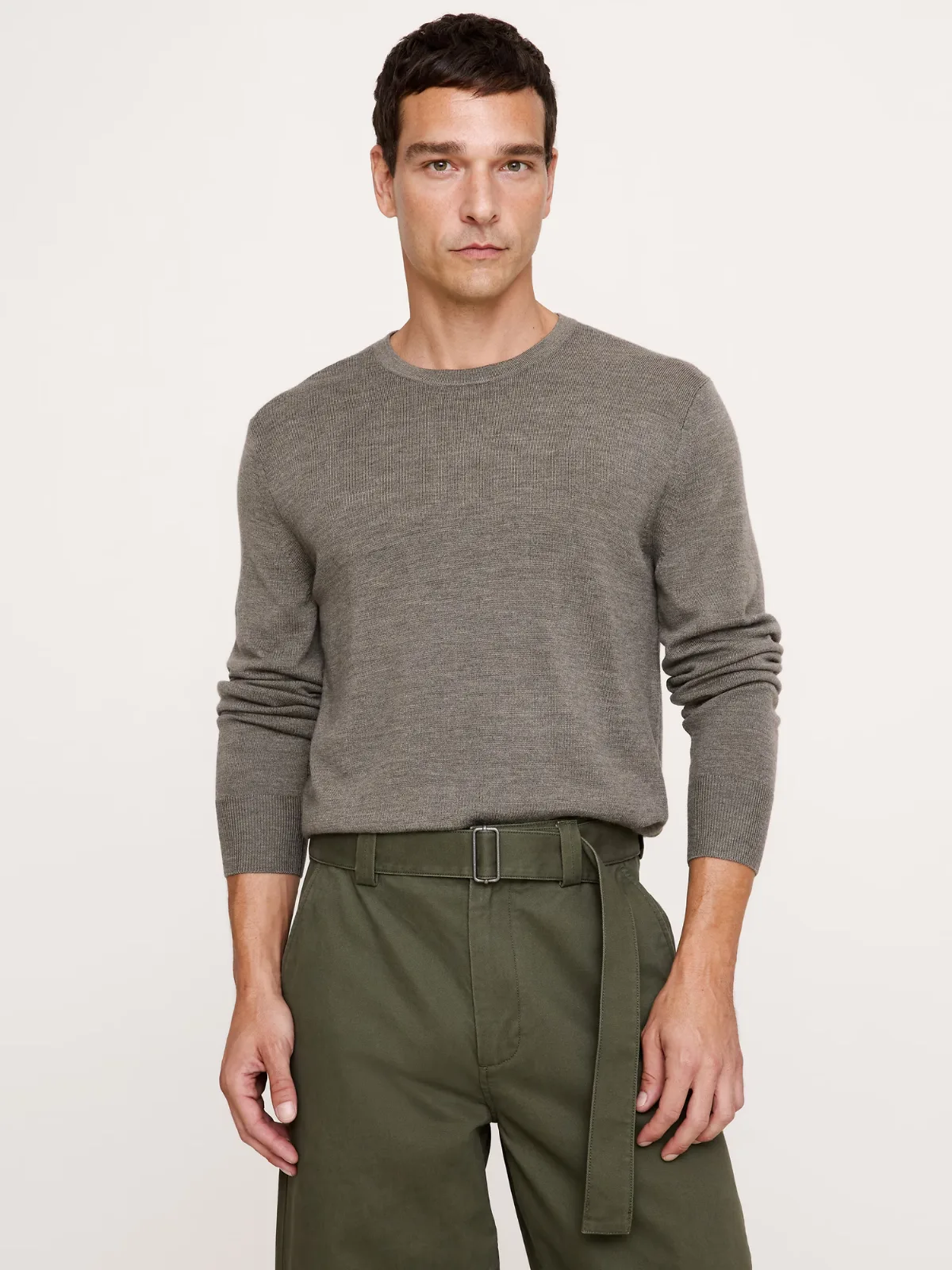 Merino Crew Sweater-Neck Sweater