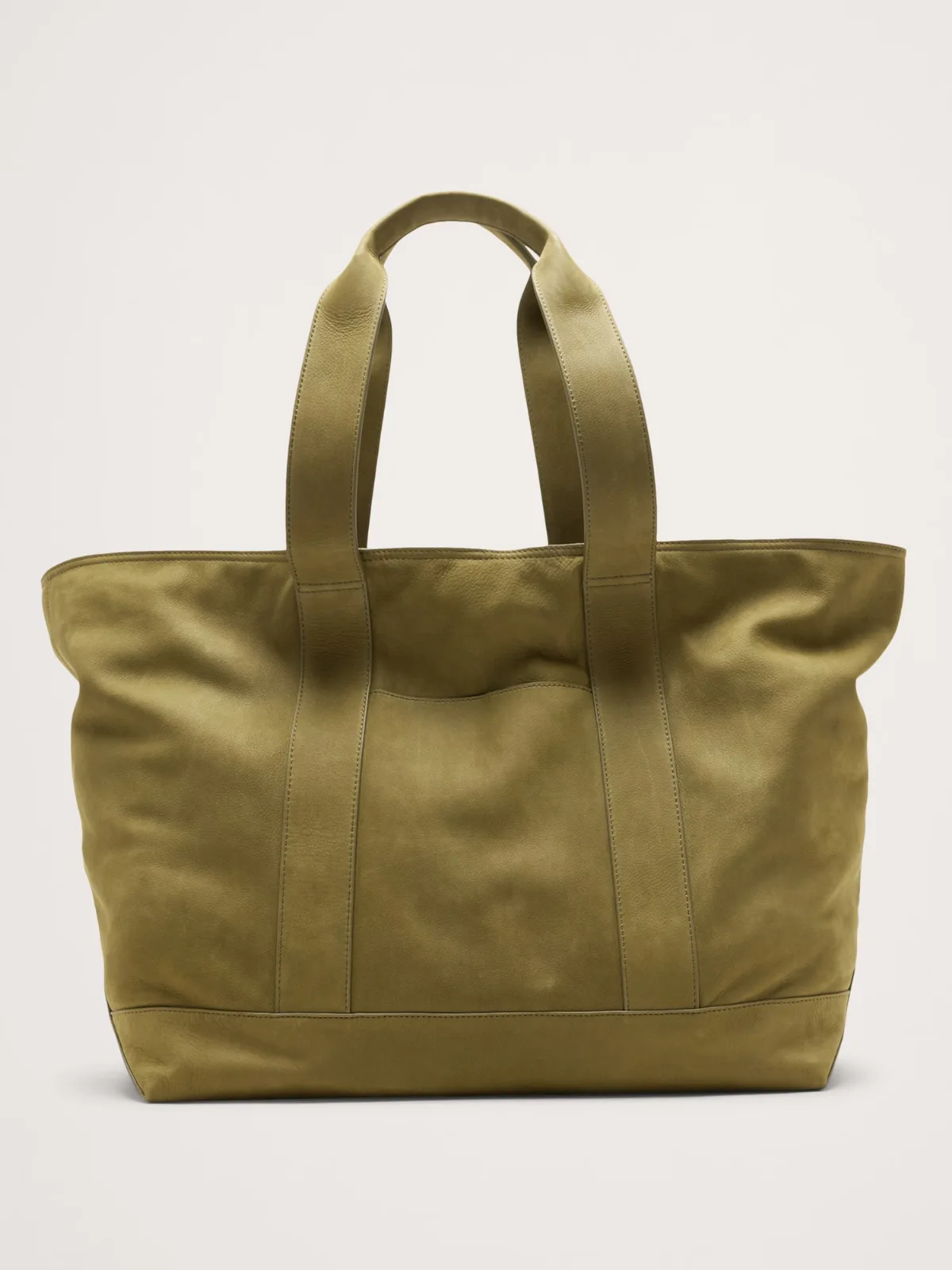 Nubuck Leather Weekend Tote by Banana Republic