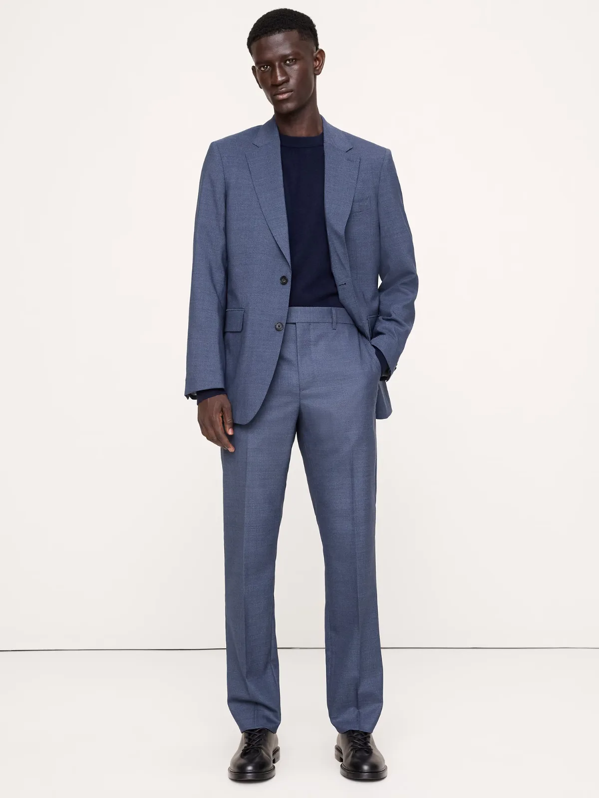 Tailored Slim Signature Stretch Italian Rustico Suit Pant by Banana Republic
