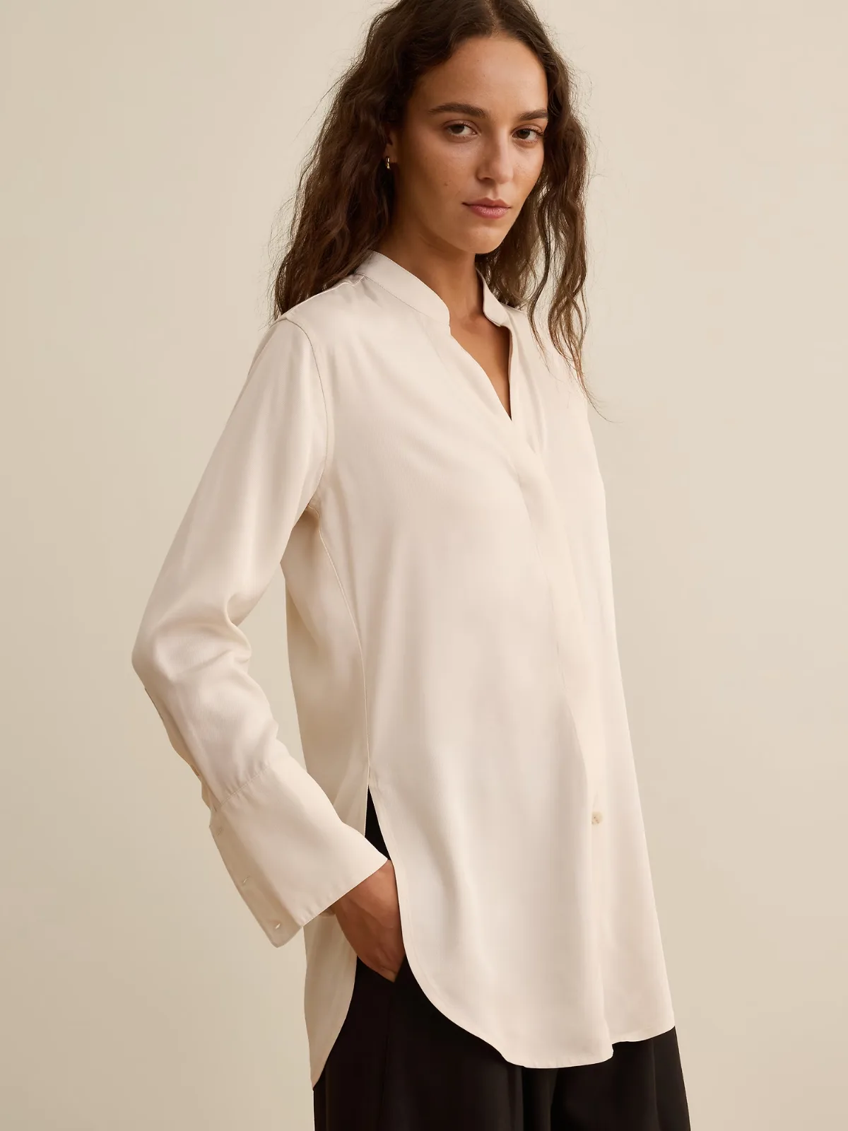 Banana Republic x La Ligne the Relaxed Viscose Tunic by Banana Republic