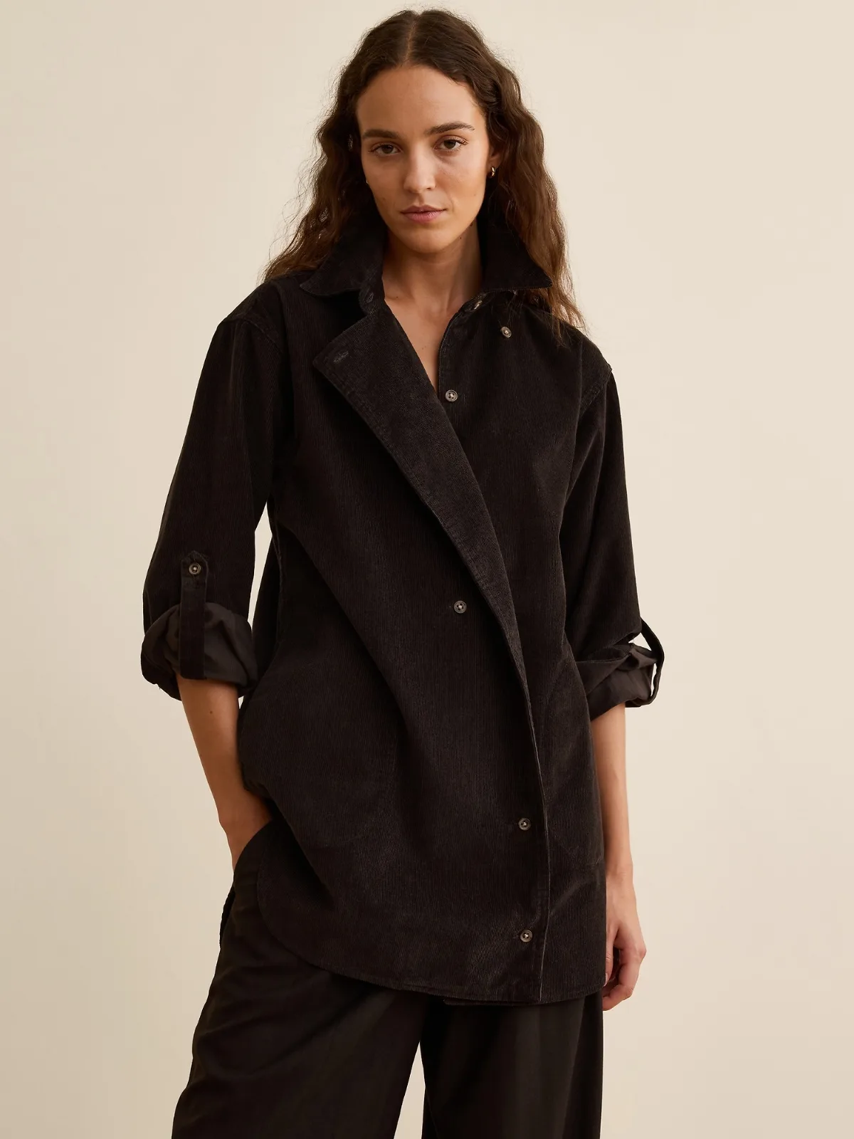 Banana Republic x La Ligne the Cotton Corduroy Shirt by Banana Republic