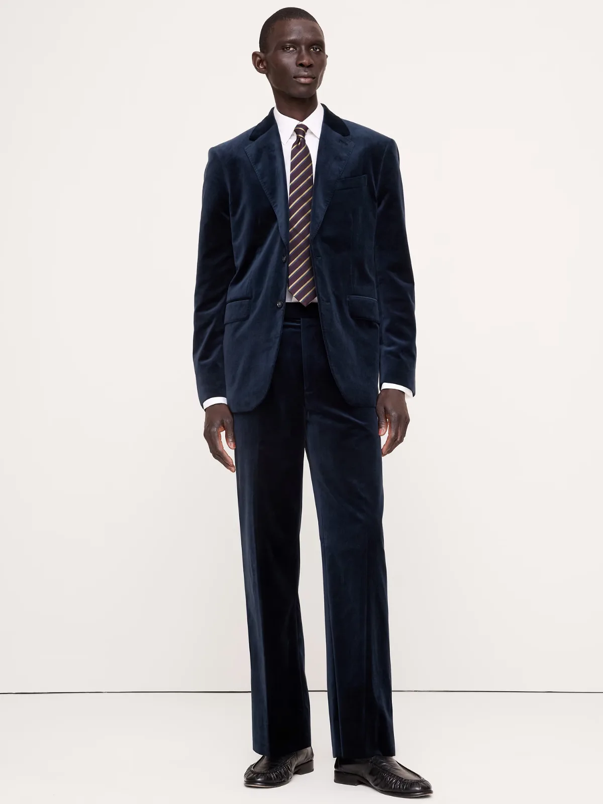 Straight Velvet Suit Pant by Banana Republic